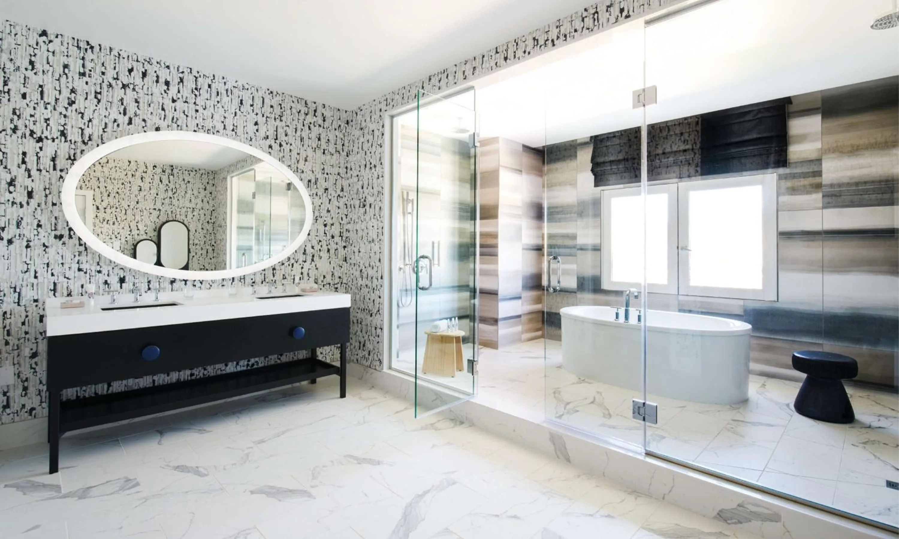 Bathroom in Virgin Hotels Las Vegas, Curio Collection by Hilton