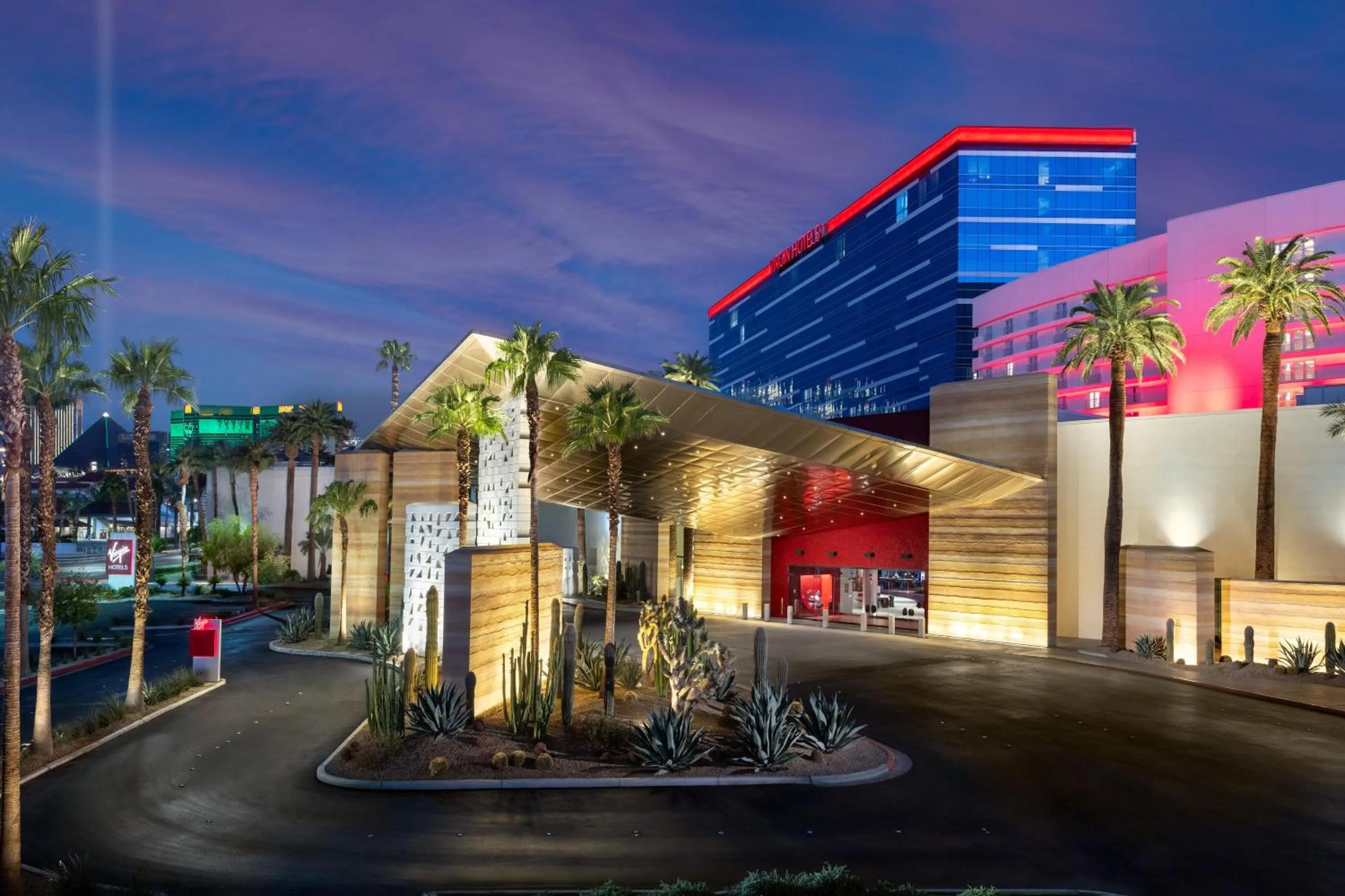 Property building in Virgin Hotels Las Vegas, Curio Collection by Hilton
