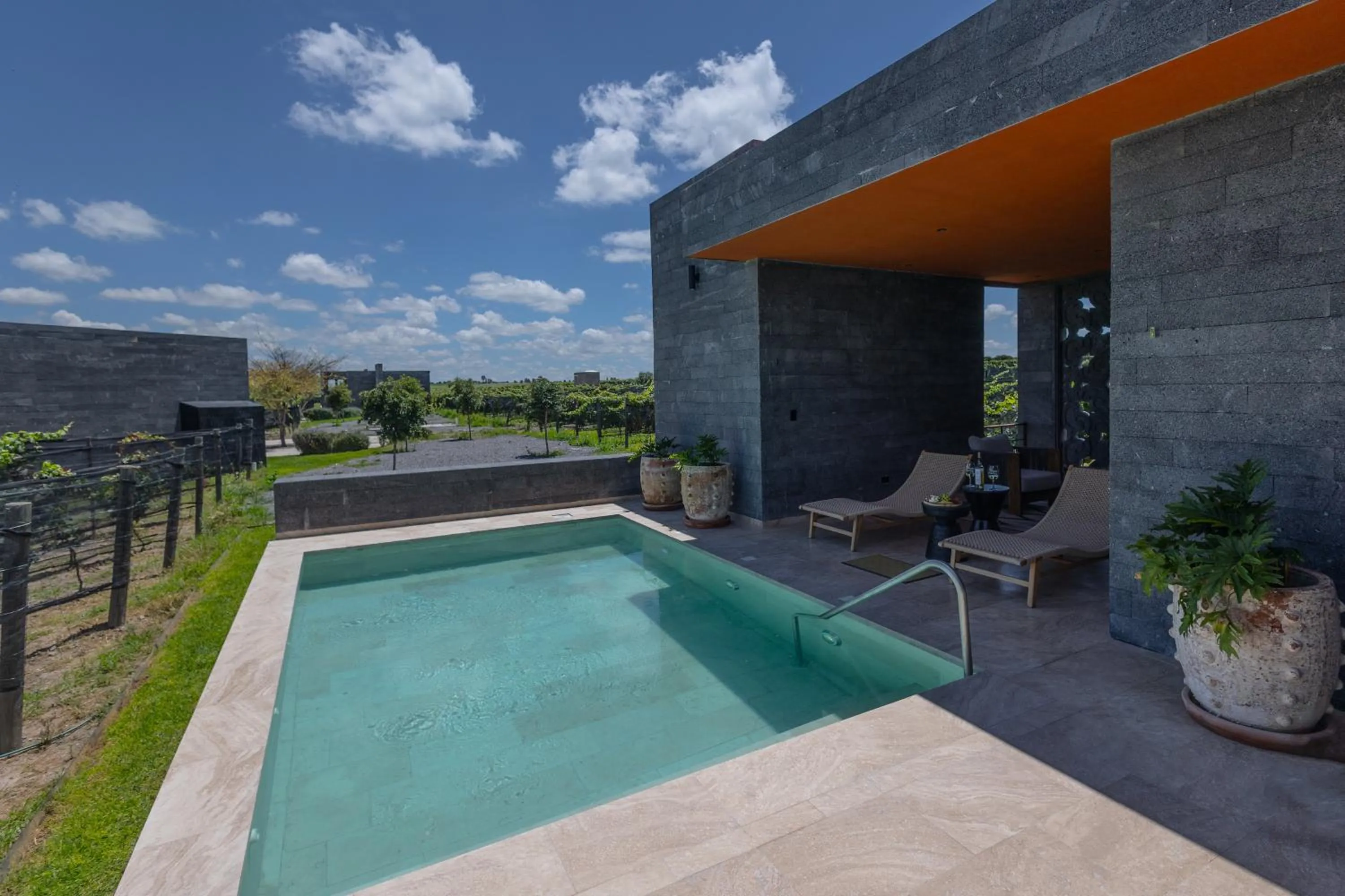 Swimming pool in Casa Raíces Hotel Luxury & Viñedo
