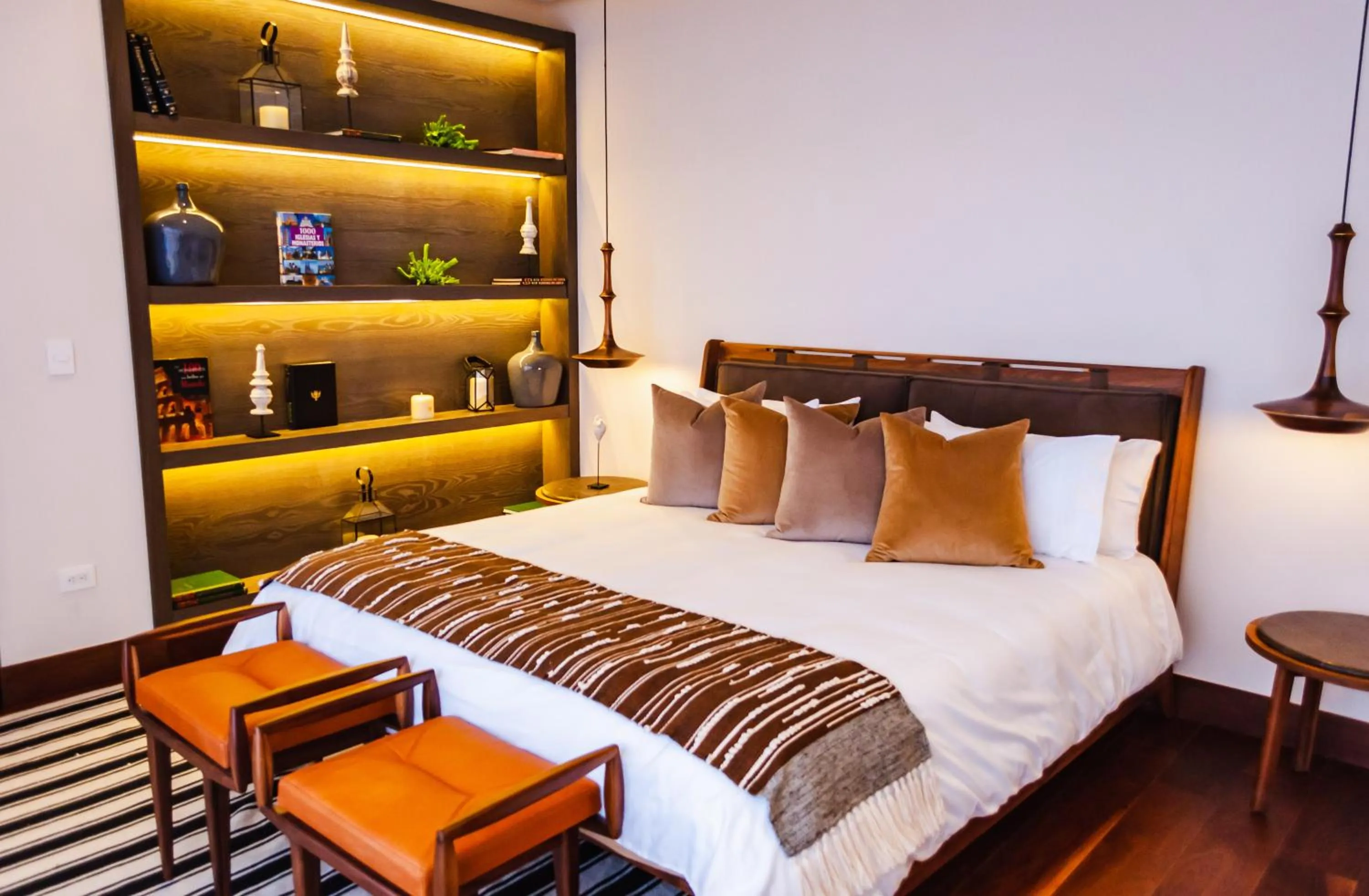 Bed in Casa Raíces Hotel Luxury & Viñedo