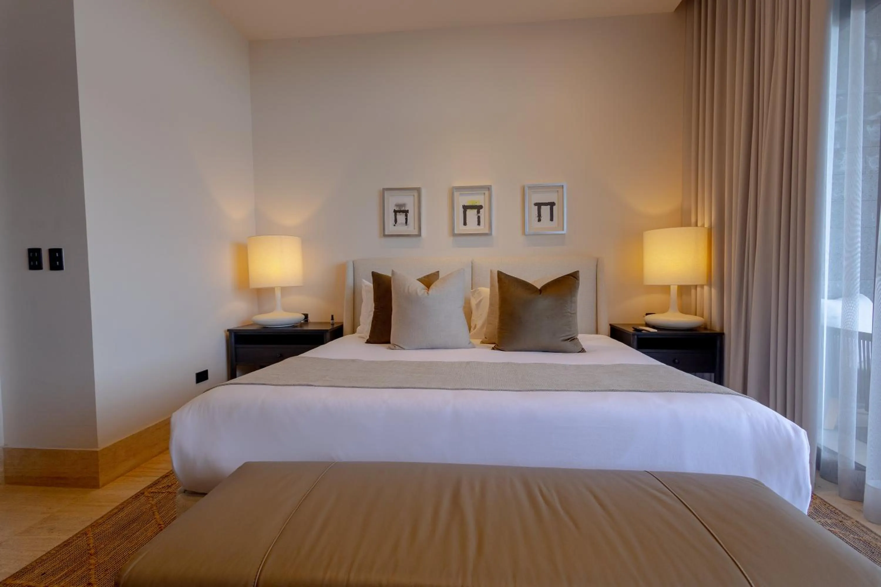 Bed in Casa Raíces Hotel Luxury & Viñedo