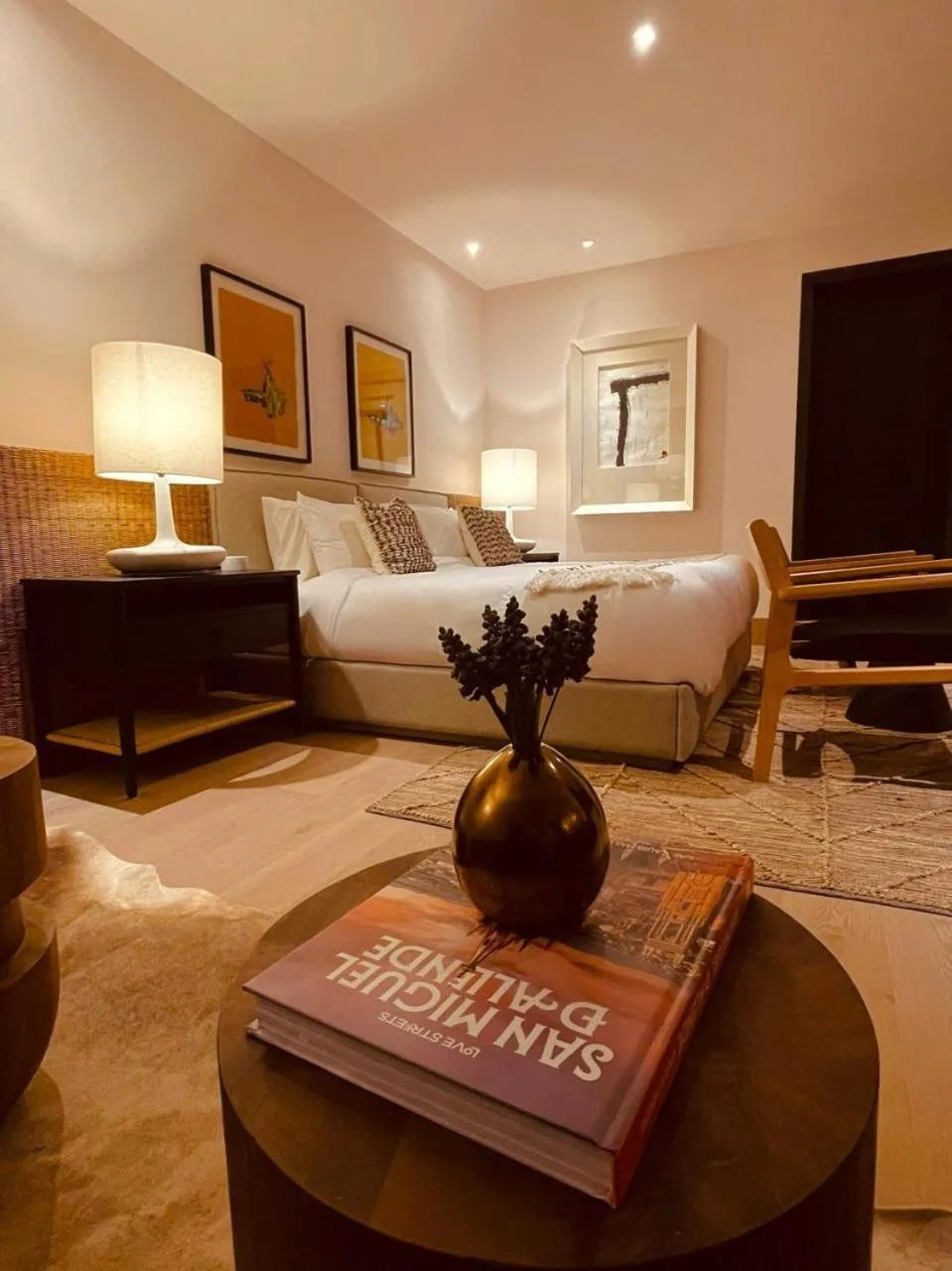 Bed in Casa Raíces Hotel Luxury & Viñedo