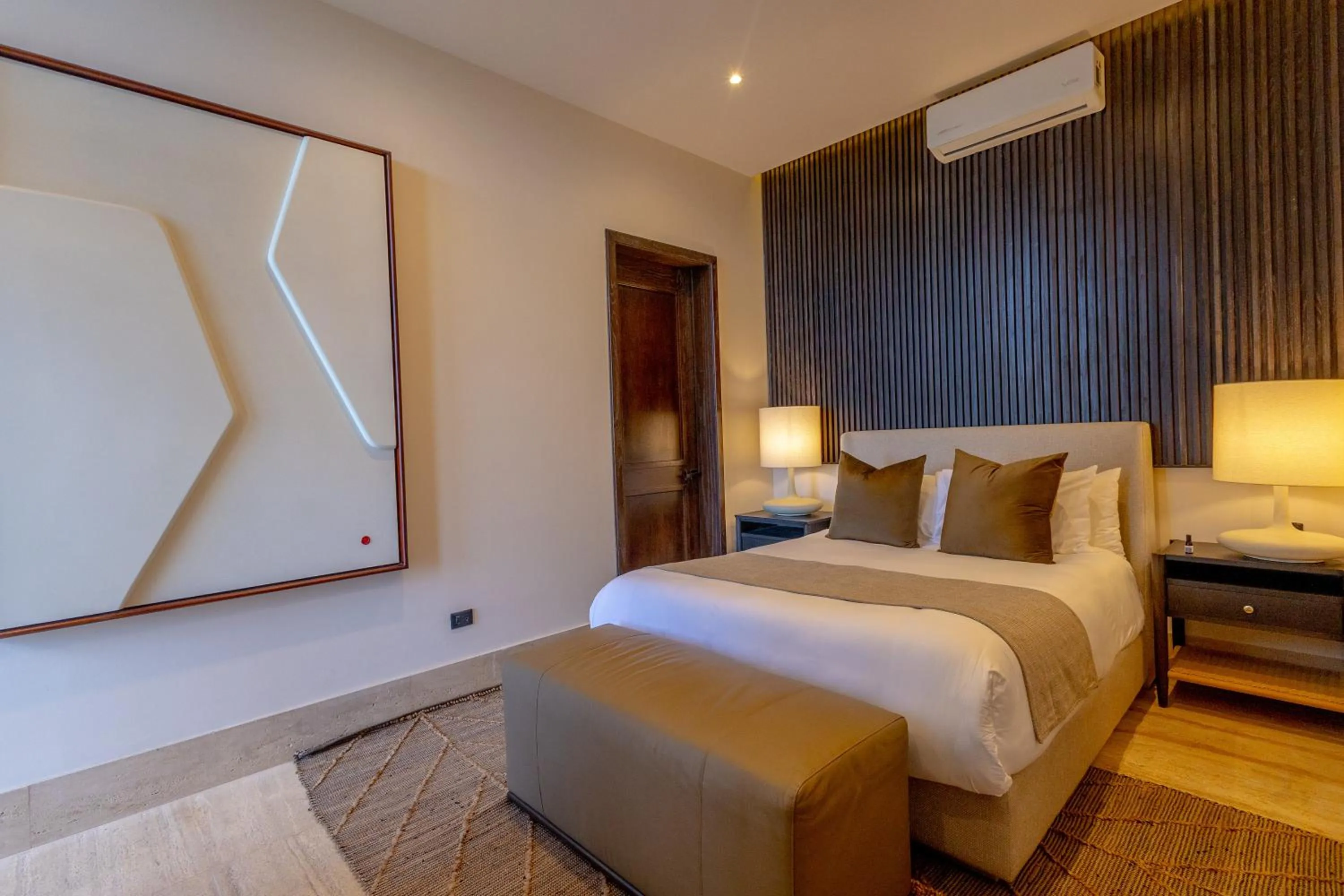 Bed in Casa Raíces Hotel Luxury & Viñedo