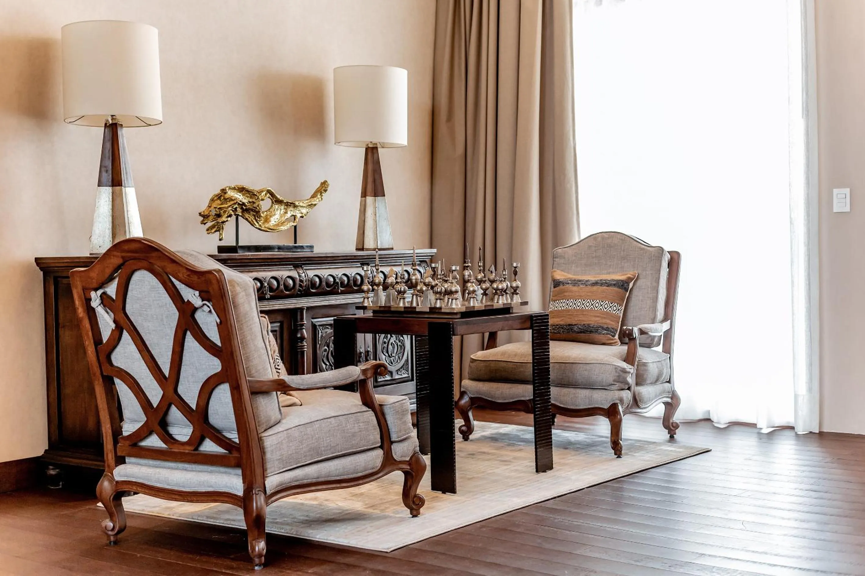 Living room in Casa Raíces Hotel Luxury & Viñedo