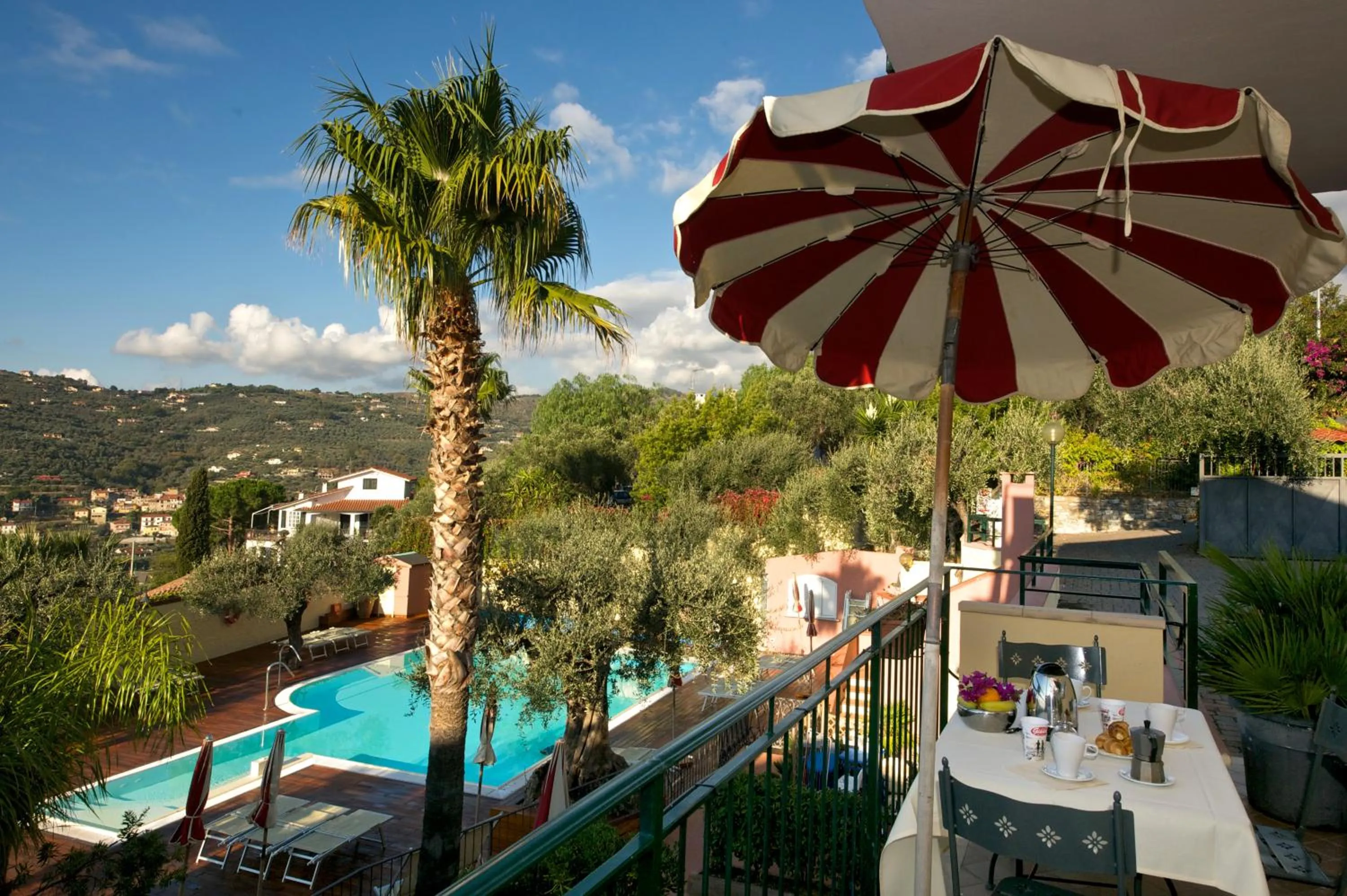 Pool view in Villa Giada Resort