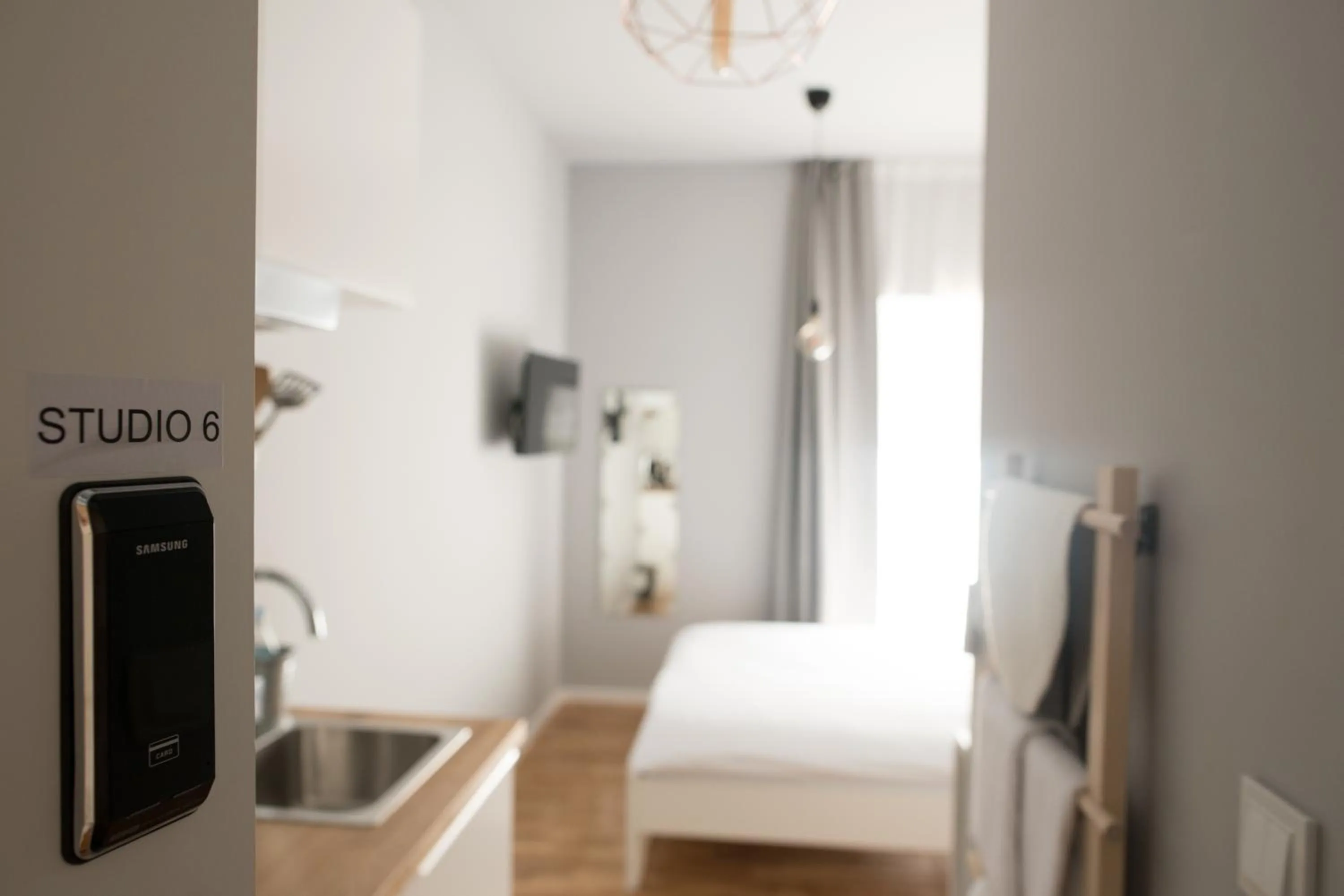 Bed in SMILE&LOVE REPUBLIC ZAGREB CENTER