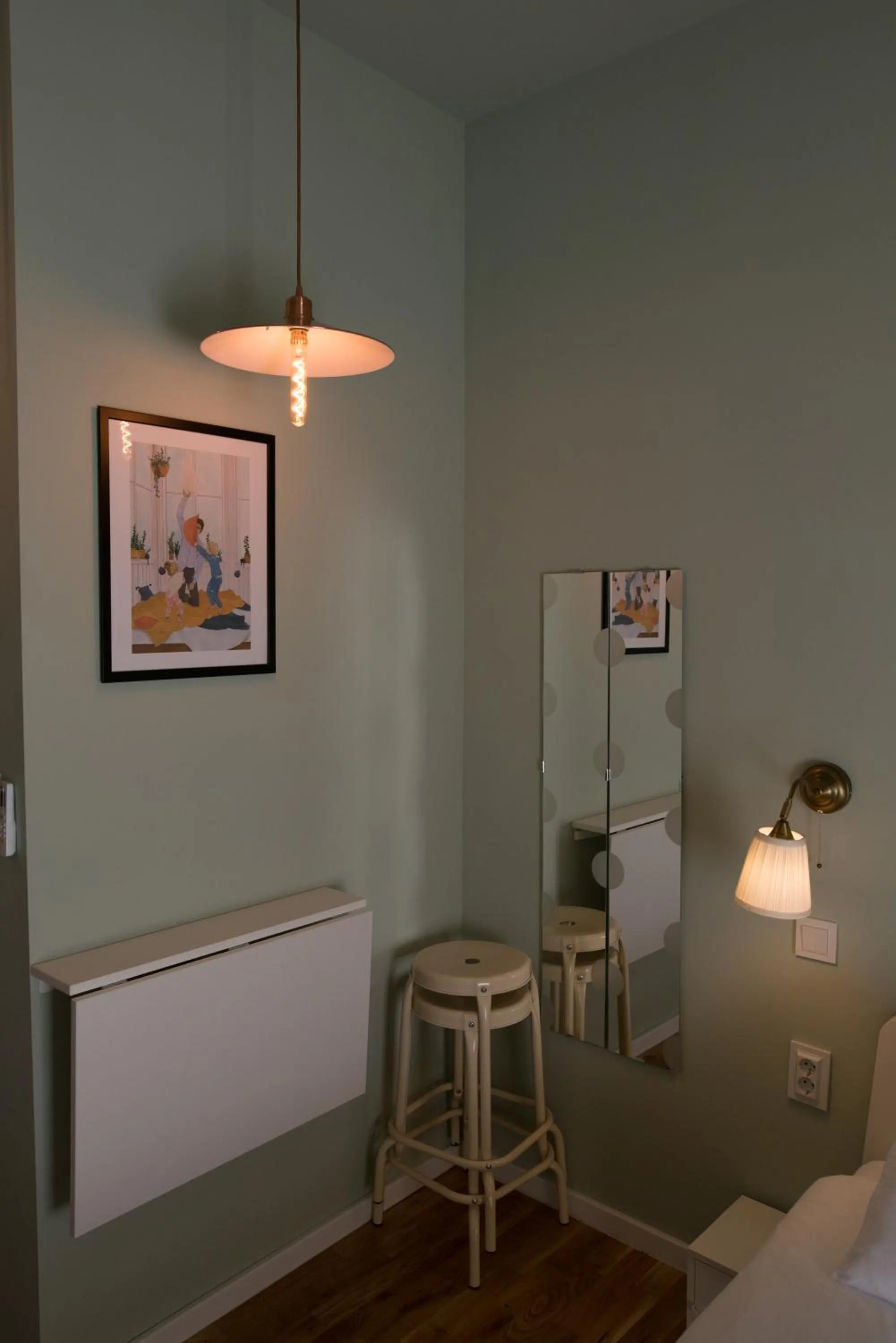 Bed in SMILE&LOVE REPUBLIC ZAGREB CENTER