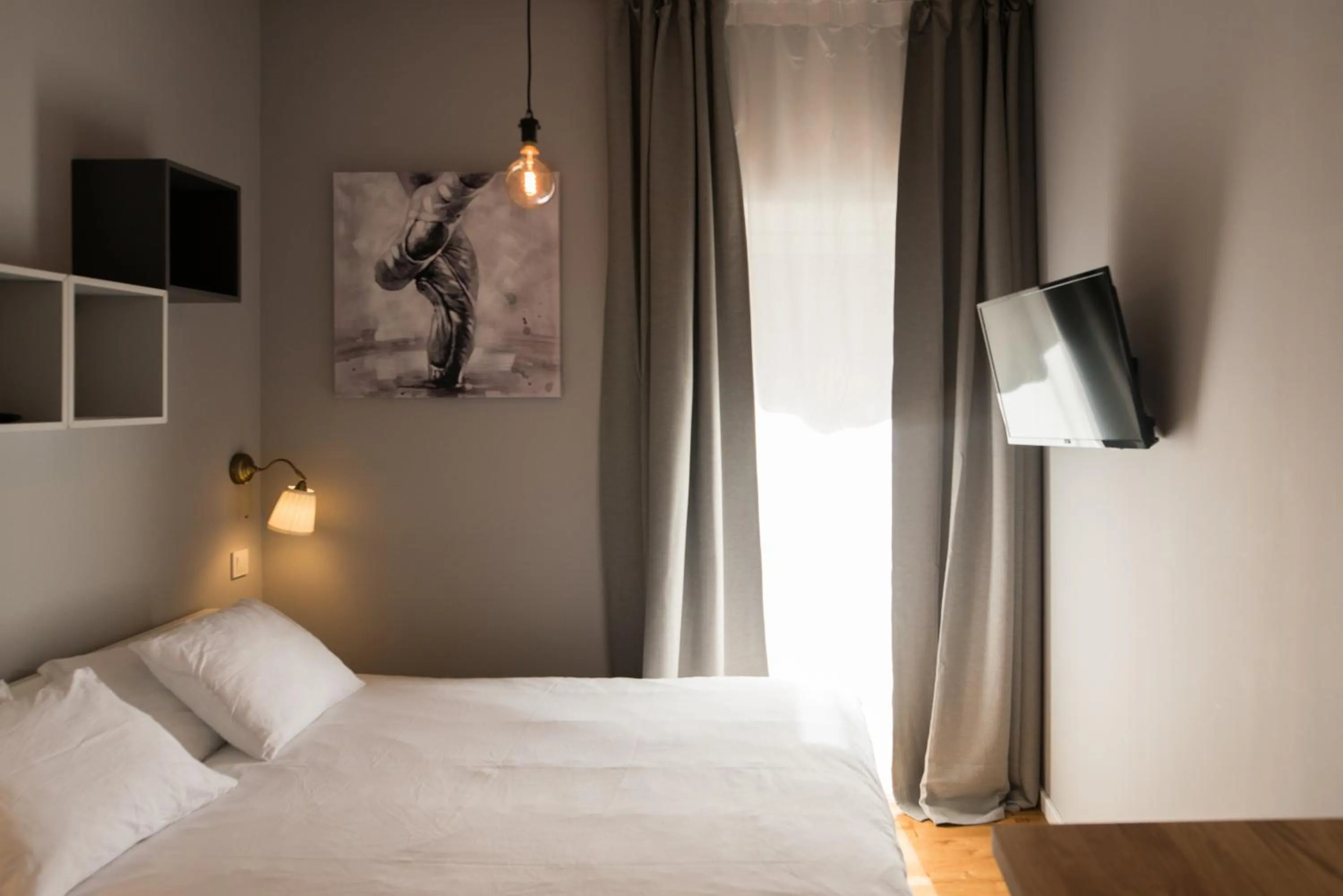 Bed in SMILE&LOVE REPUBLIC ZAGREB CENTER