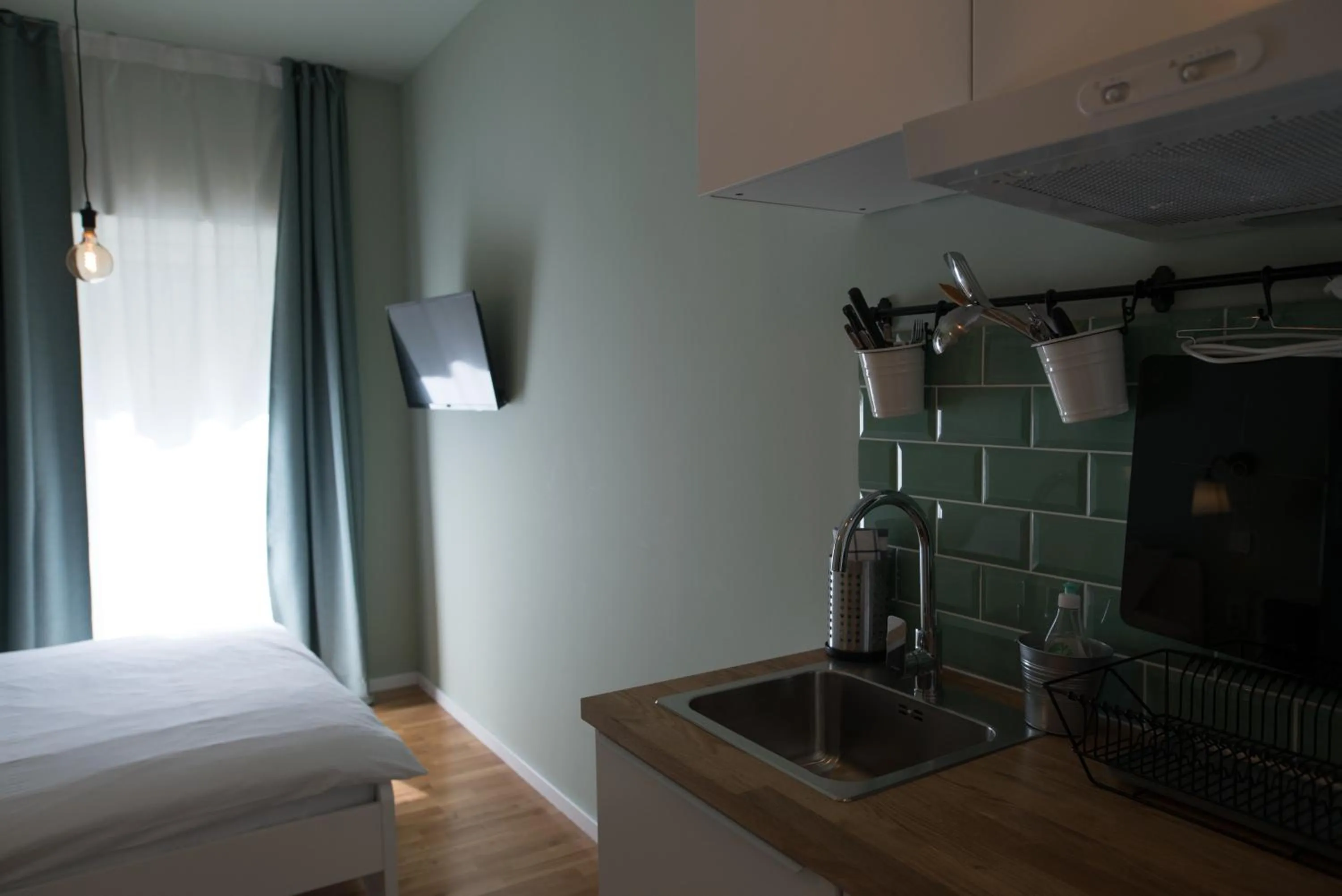 Bed in SMILE&LOVE REPUBLIC ZAGREB CENTER