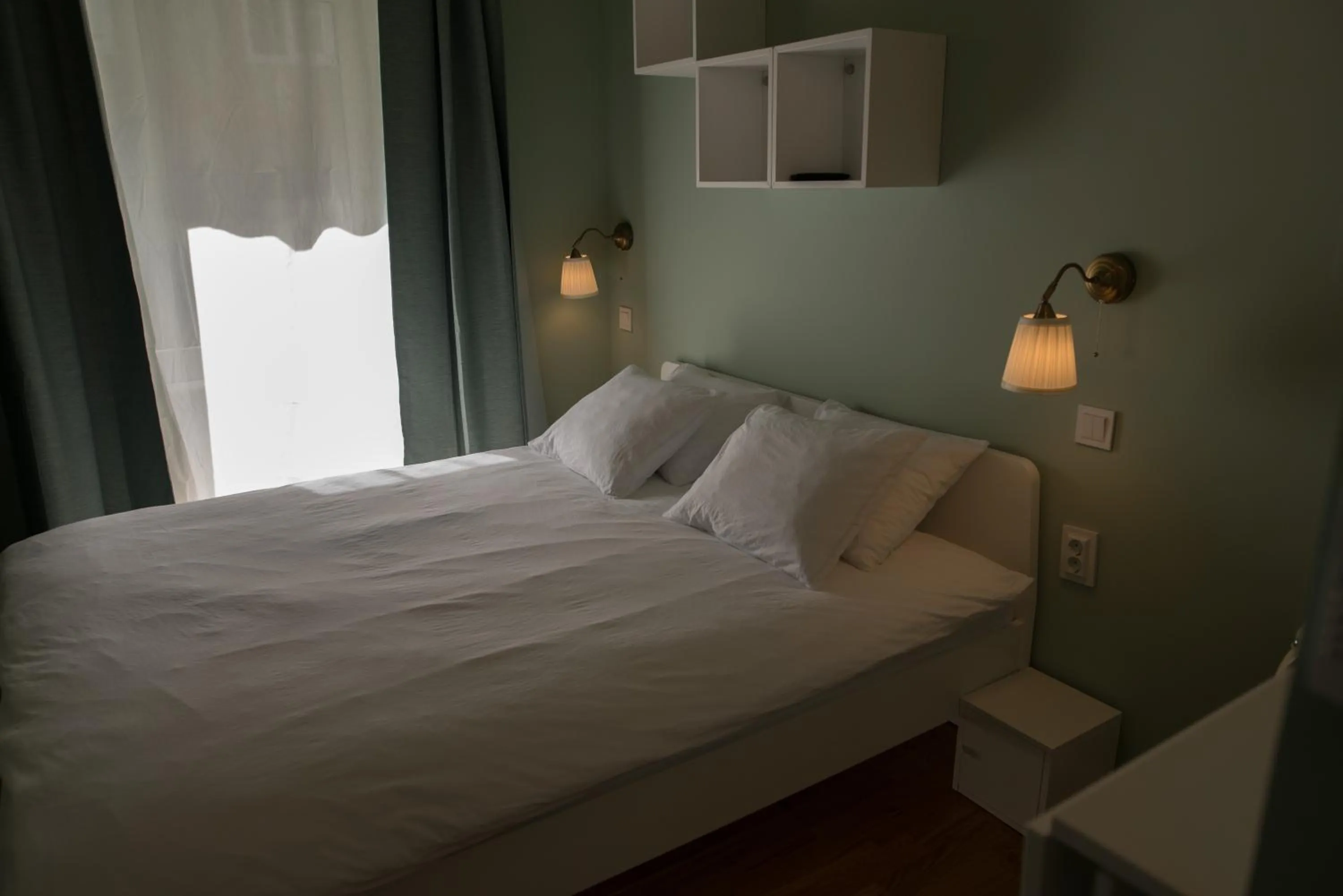 Bed in SMILE&LOVE REPUBLIC ZAGREB CENTER