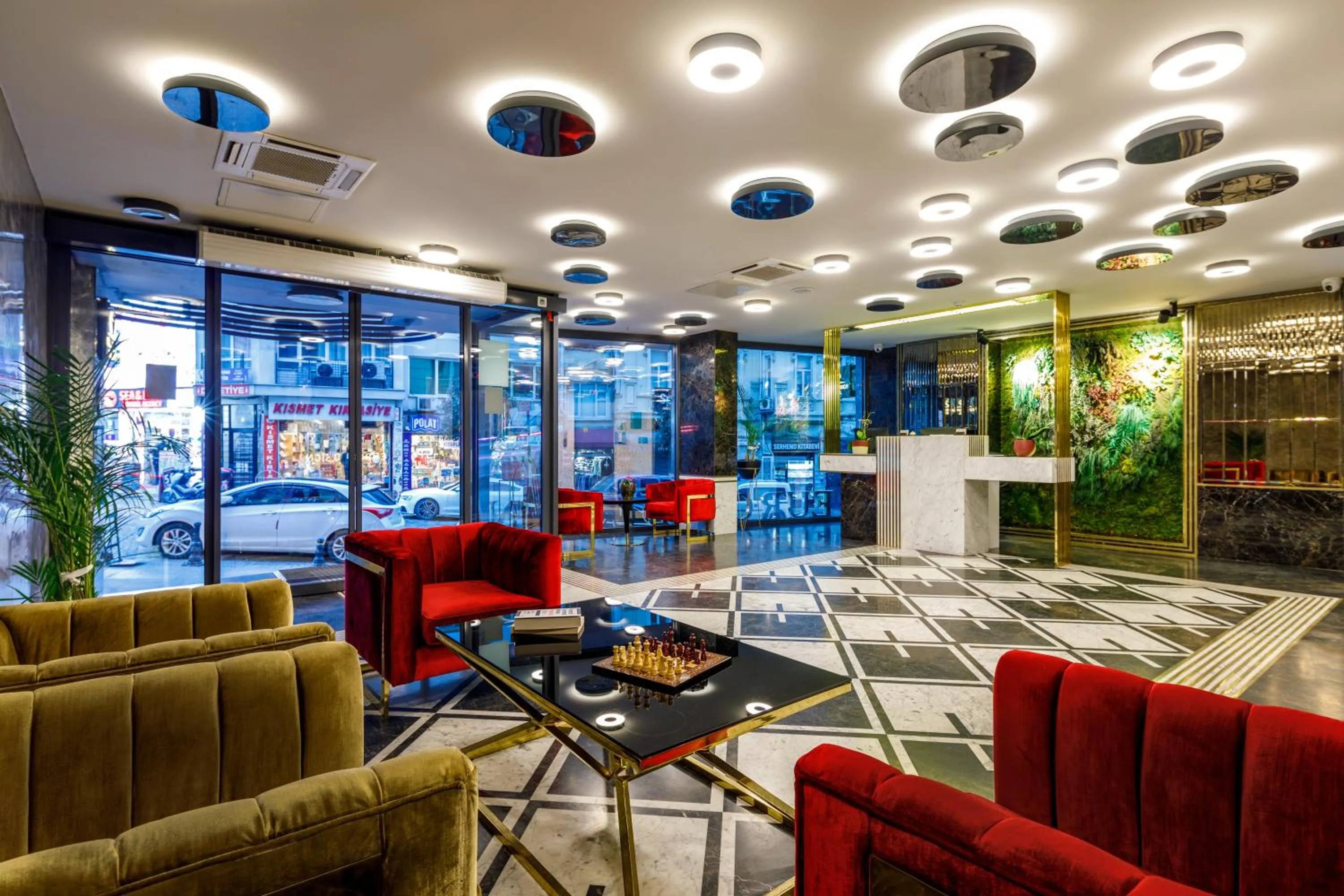 Lobby or reception in Euro Design Hotel