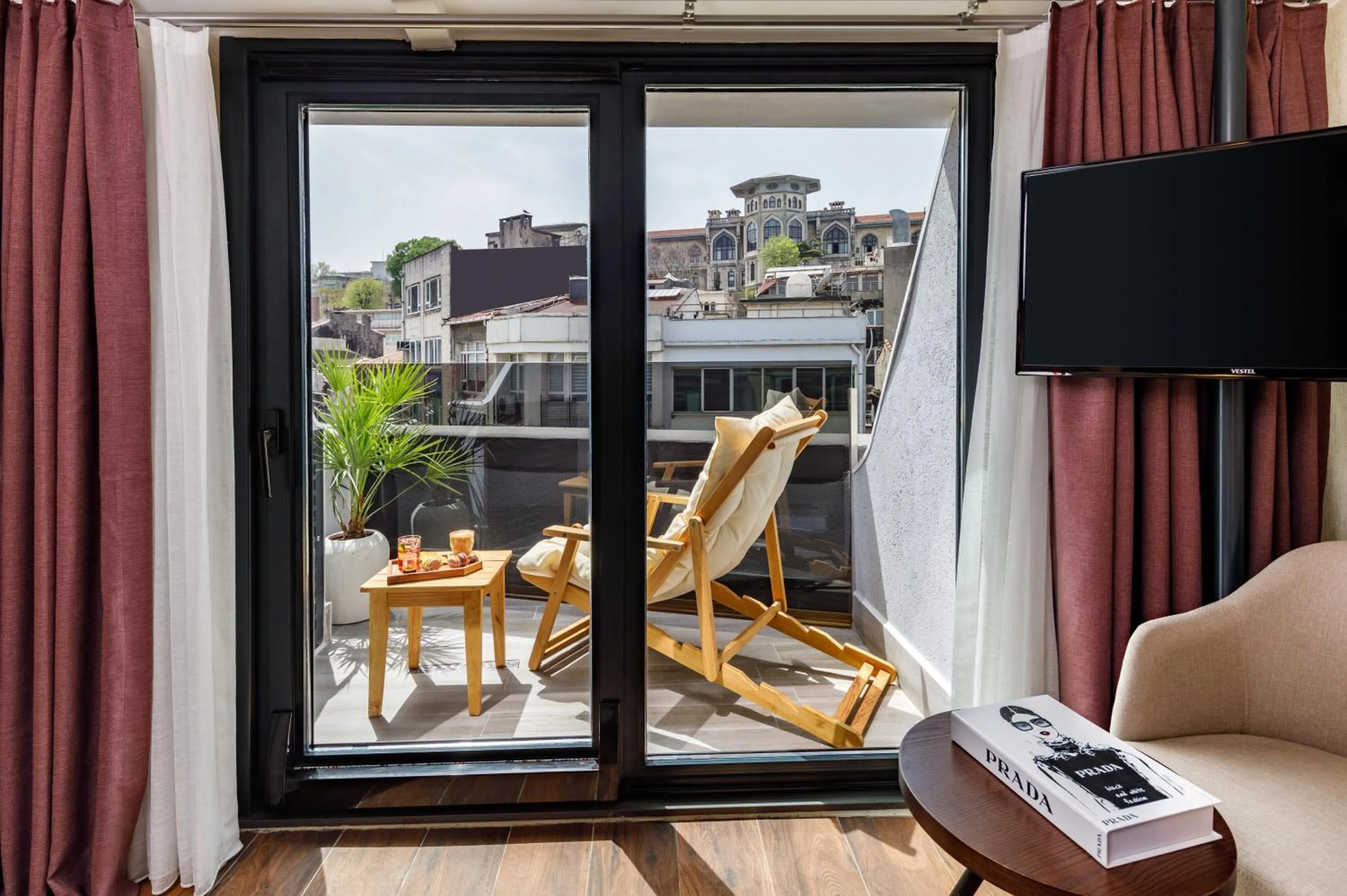 Balcony/Terrace in Euro Design Hotel