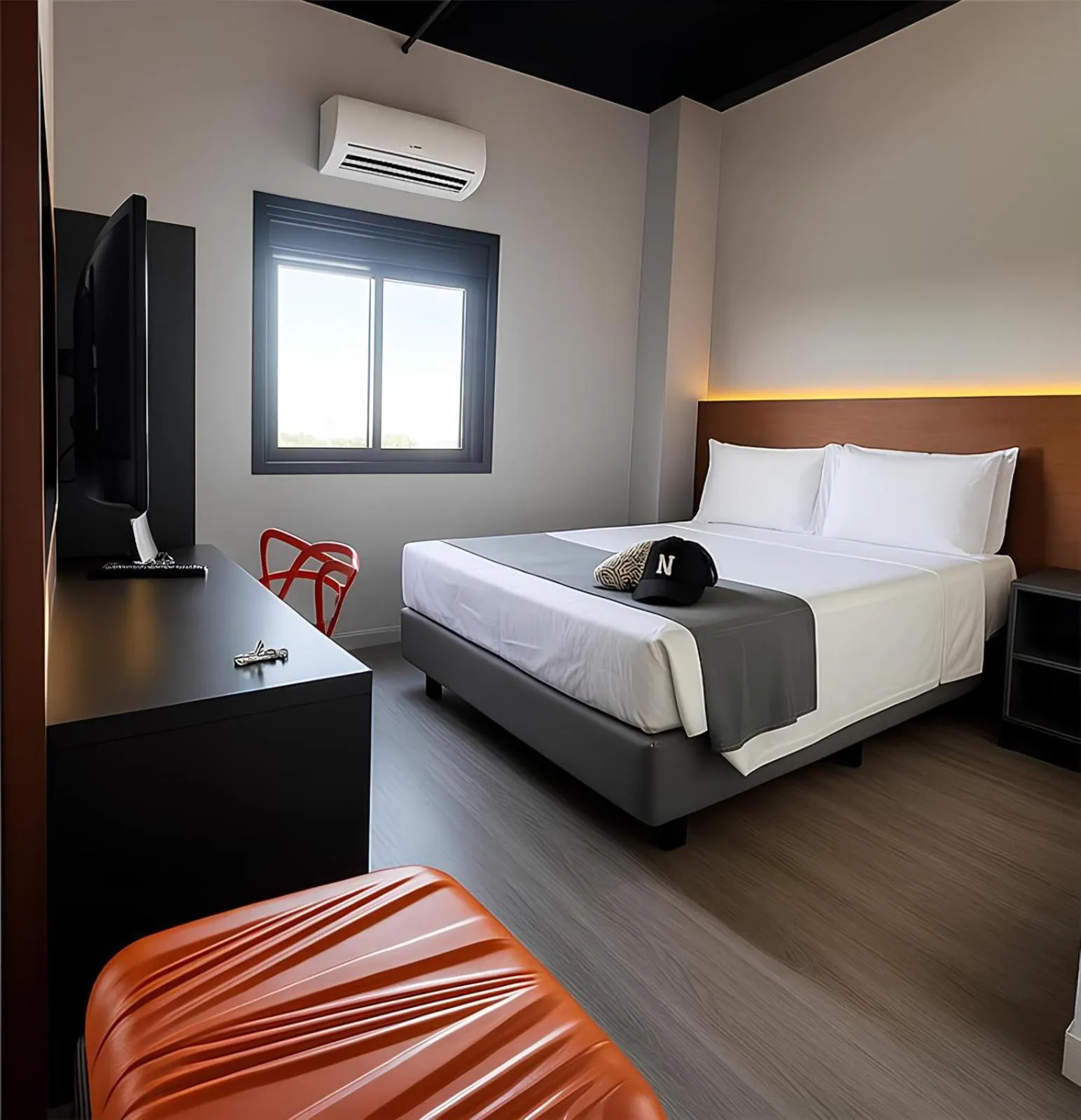 Photo of the whole room, Bed in Best Guest Hotel Expo Anhembi