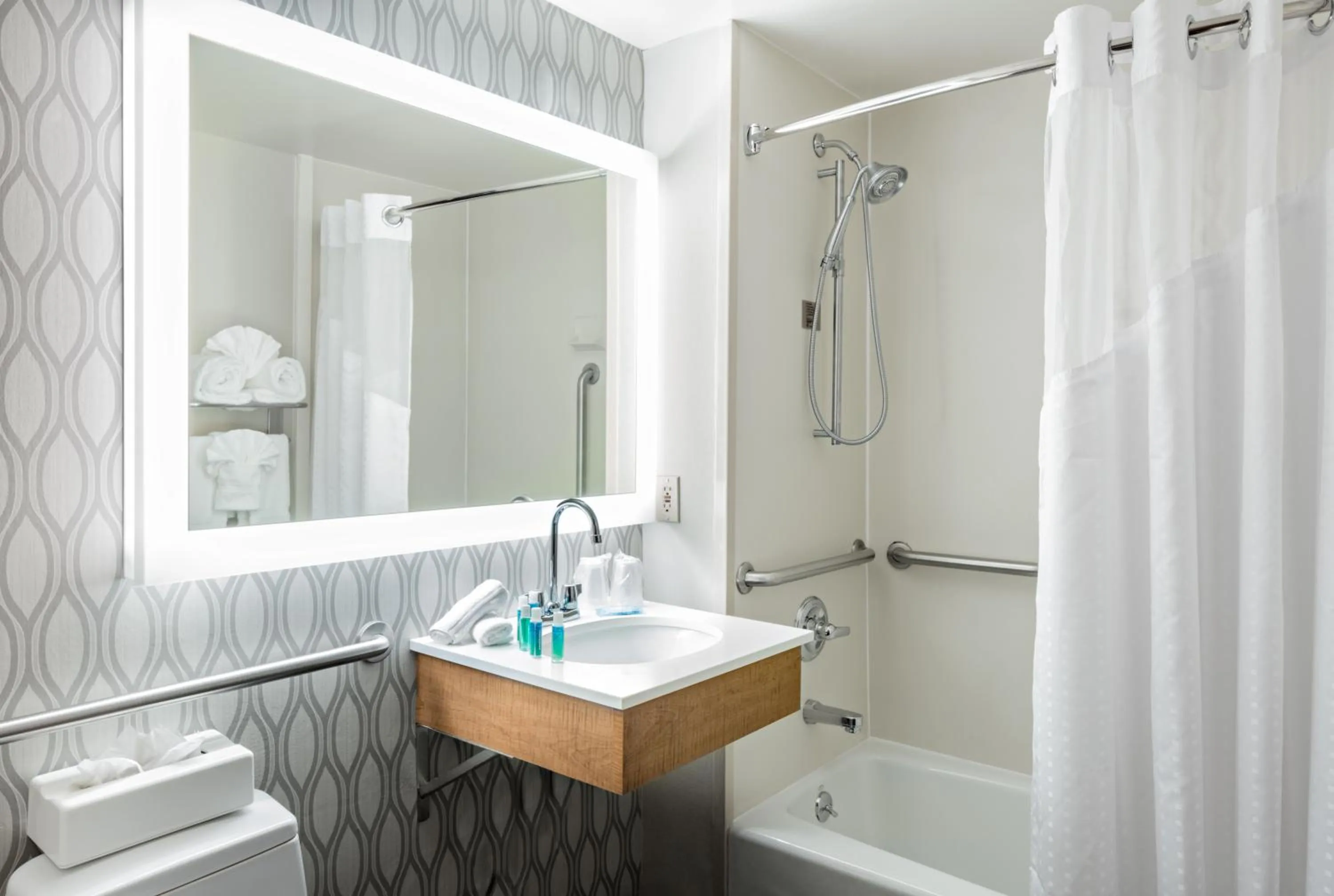 Bathroom in Holiday Inn Express Brooklyn, an IHG Hotel