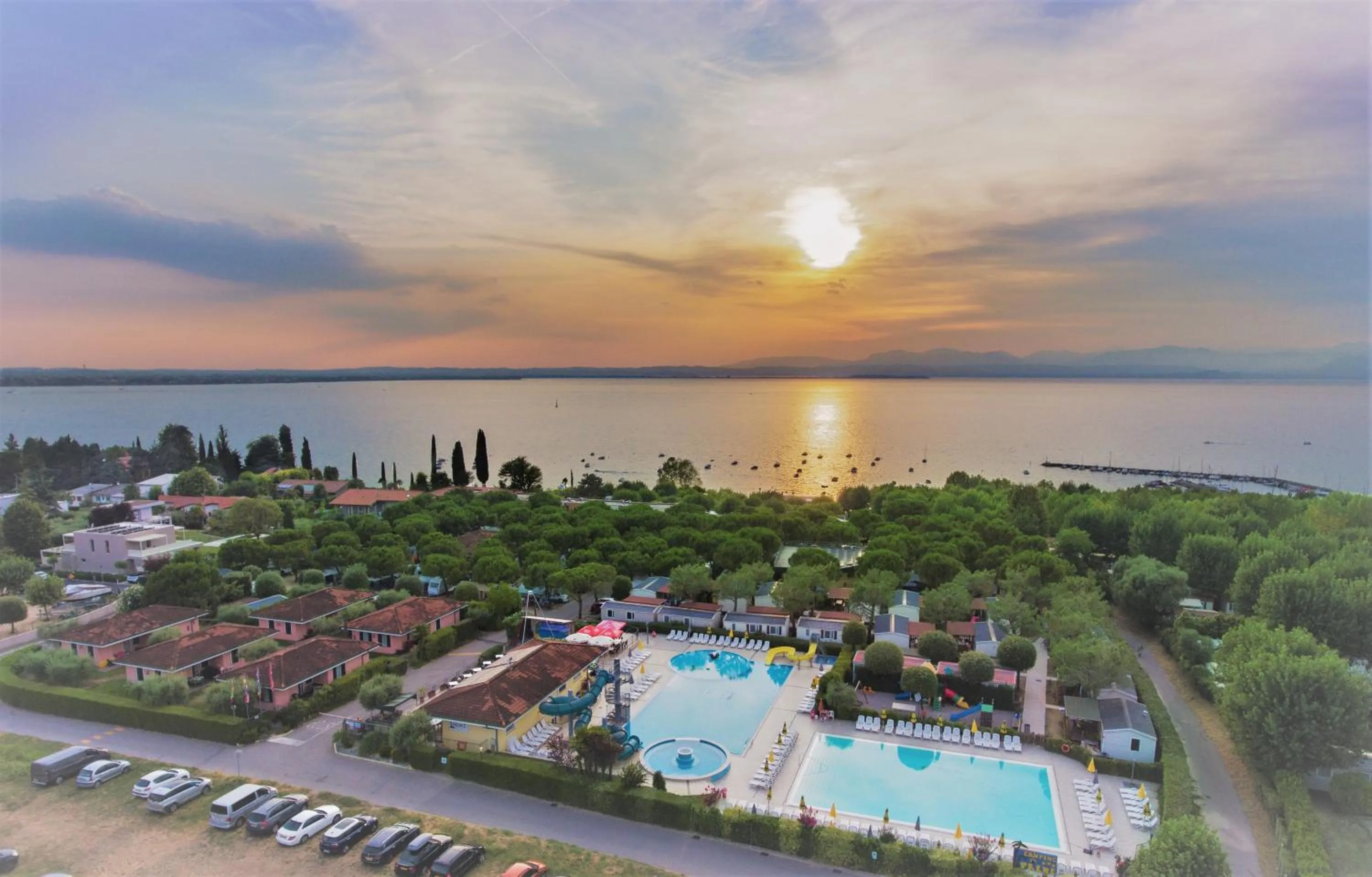 Lake view in Le Palme Camping & Village