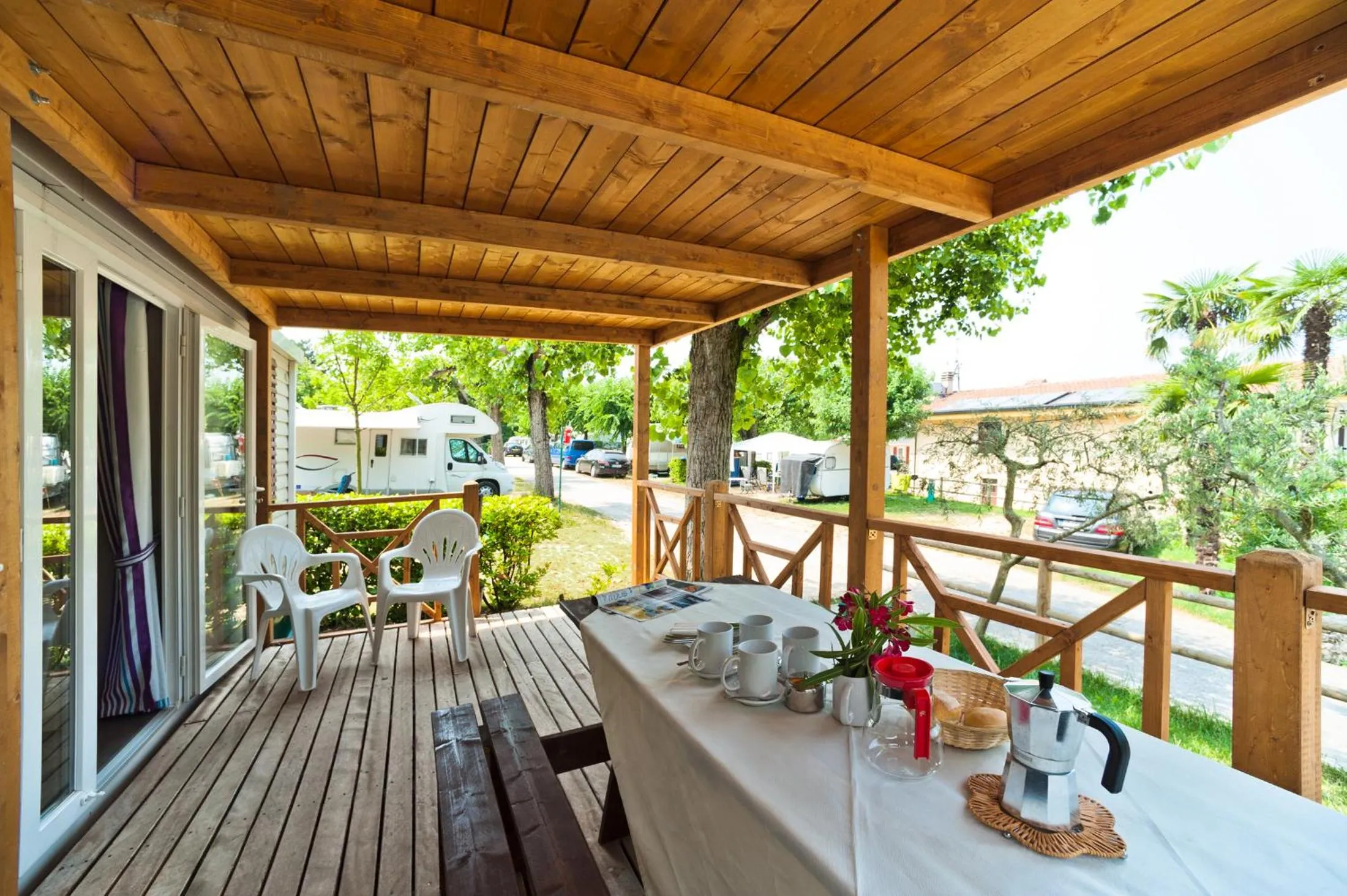 Balcony/Terrace in Le Palme Camping & Village