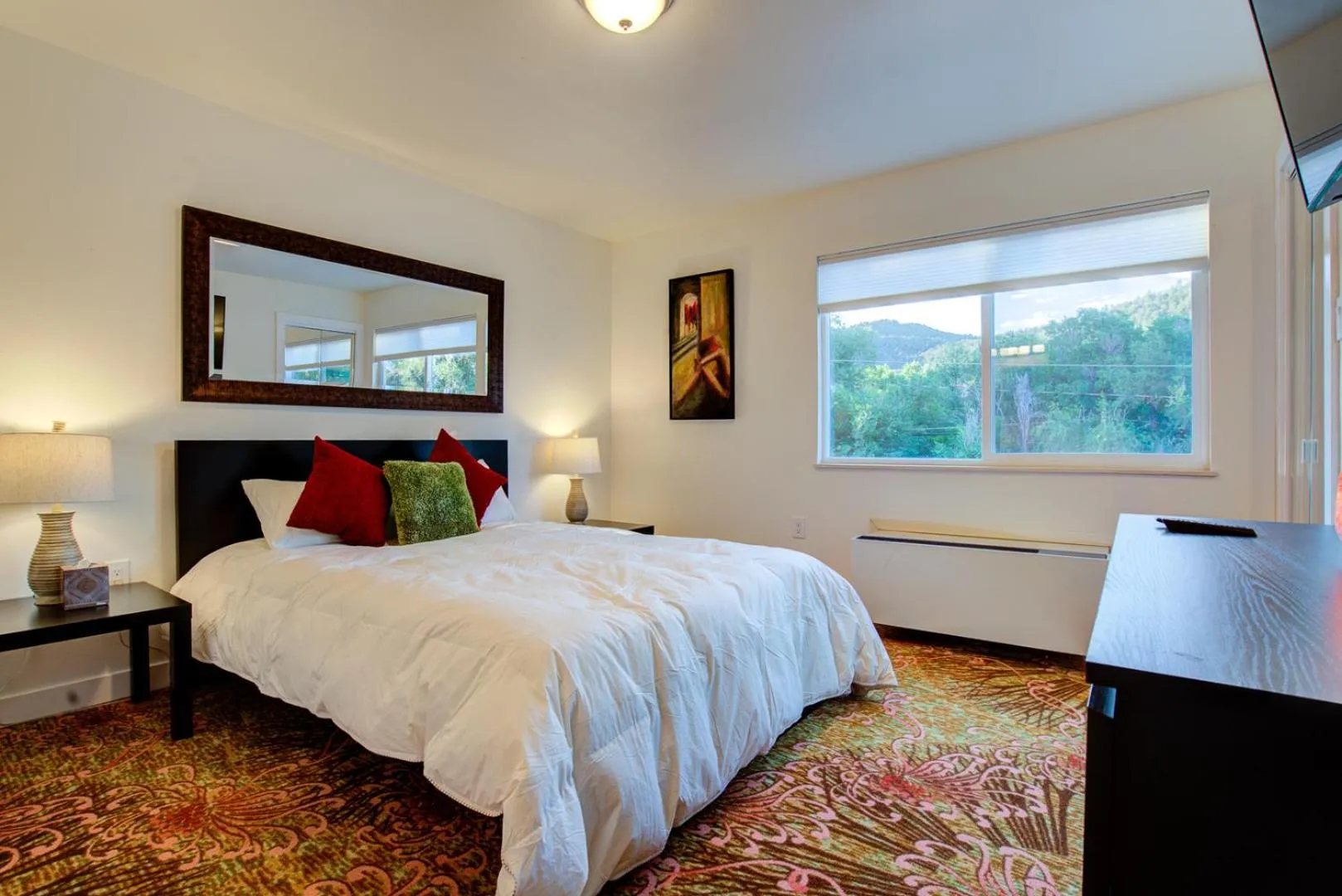 Bed in INNhale Resort and Spa