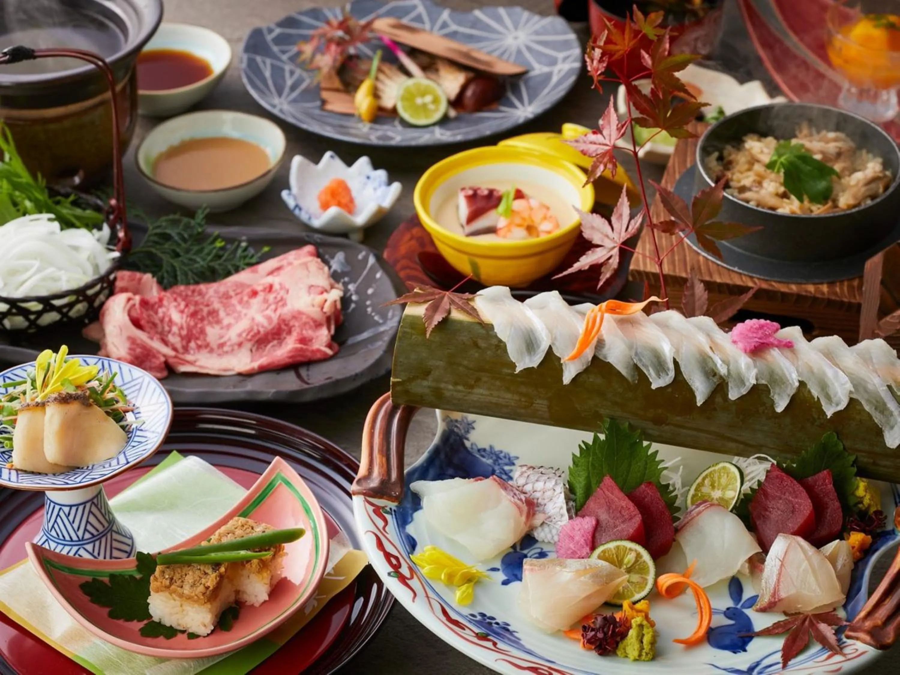 Dinner in KAMENOI HOTEL Awajishima