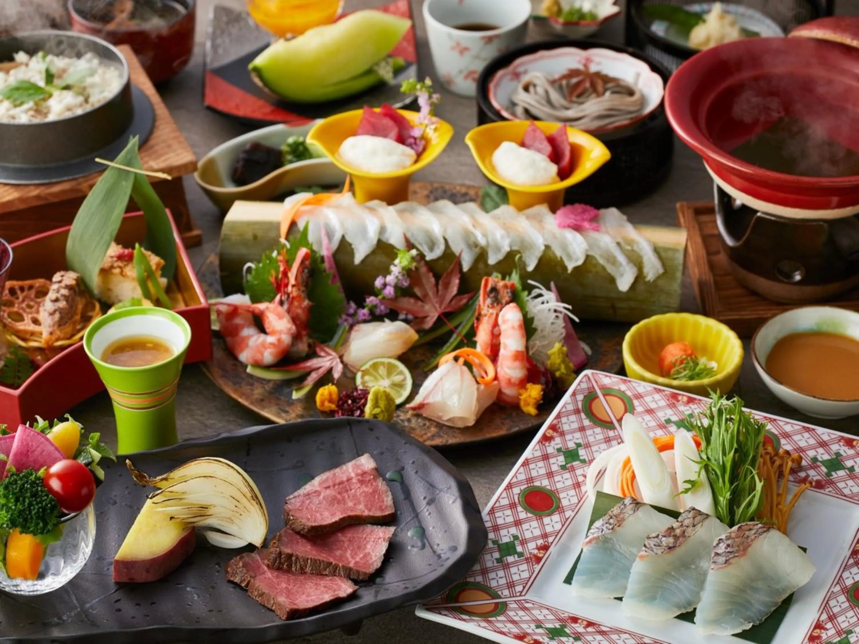 Dinner in KAMENOI HOTEL Awajishima