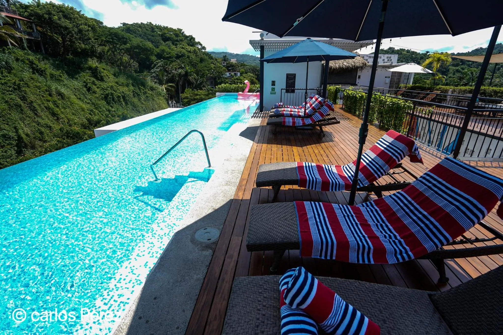 Pool view in Hotel Puerto Sayulita