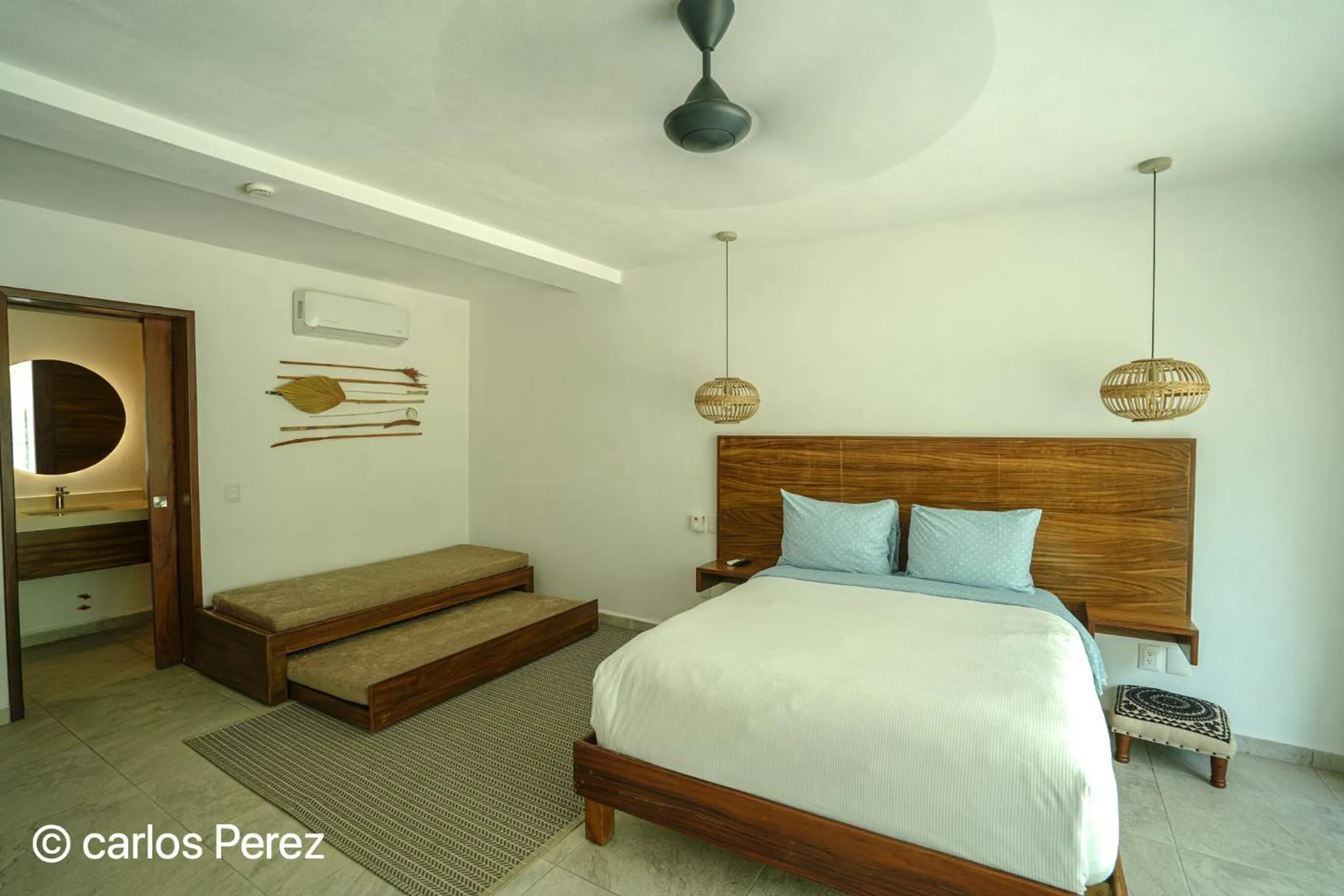 Bed in Hotel Puerto Sayulita