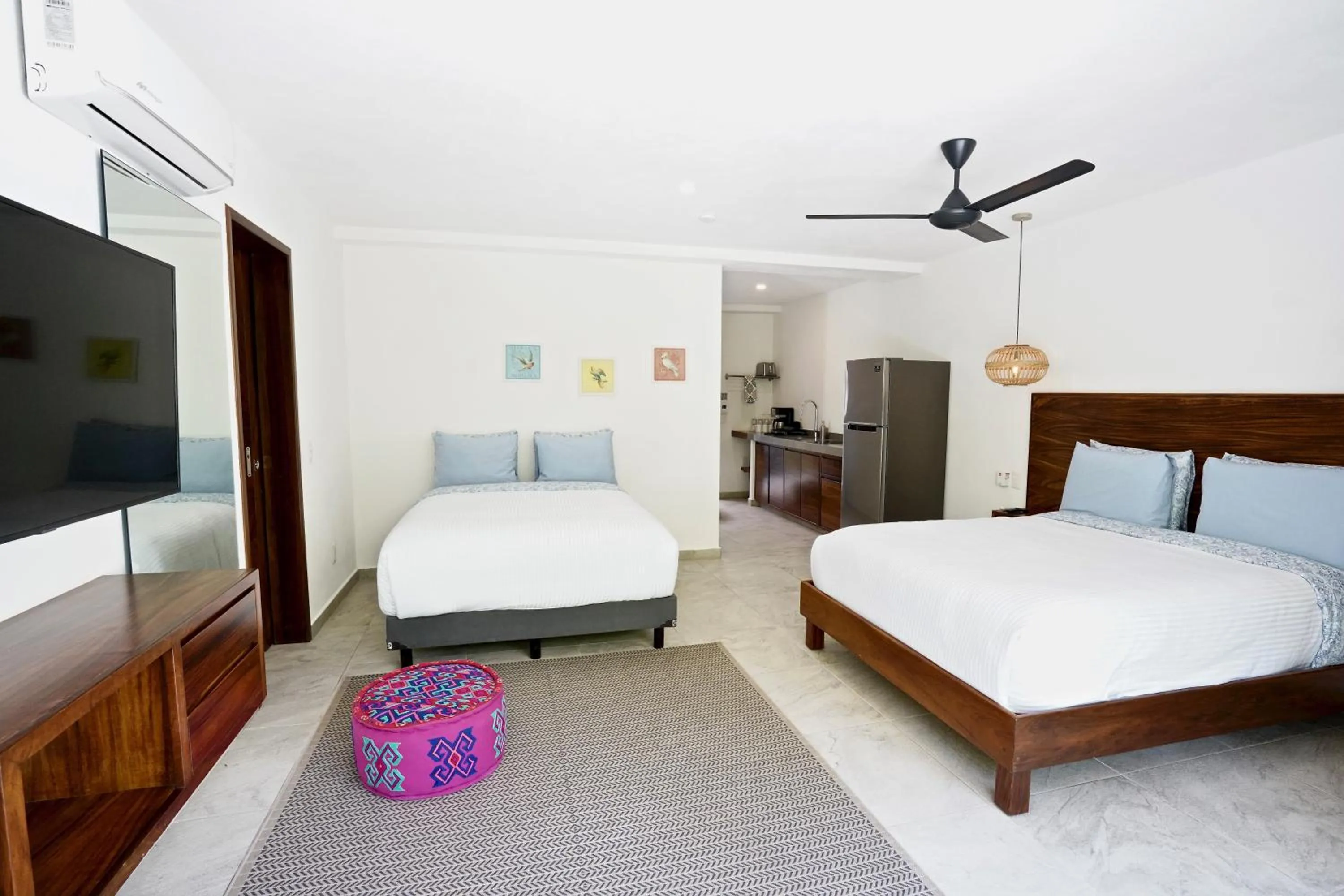 Bed in Hotel Puerto Sayulita