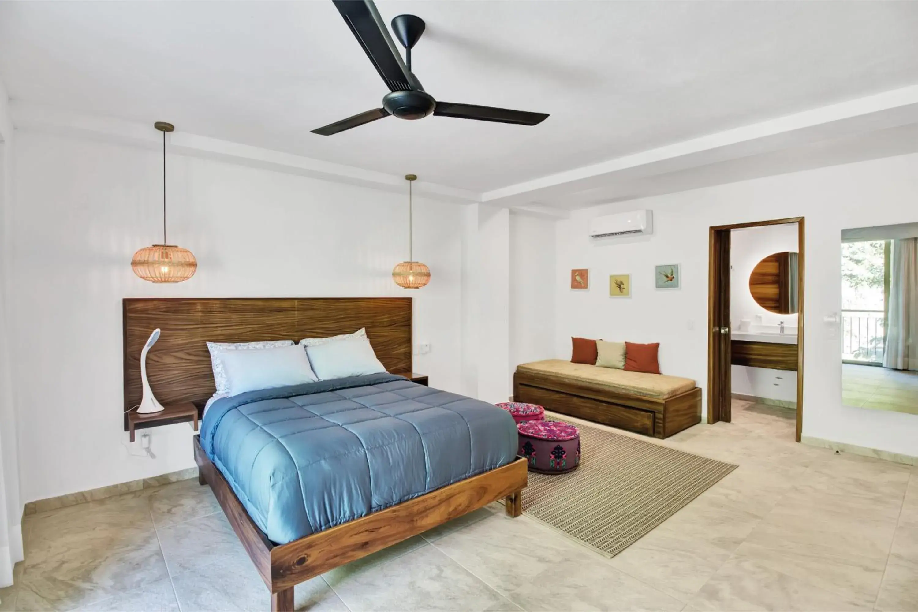 Quadruple Room with Balcony in Hotel Puerto Sayulita Quadruple Room with Balcony in Hotel Puerto Sayulita