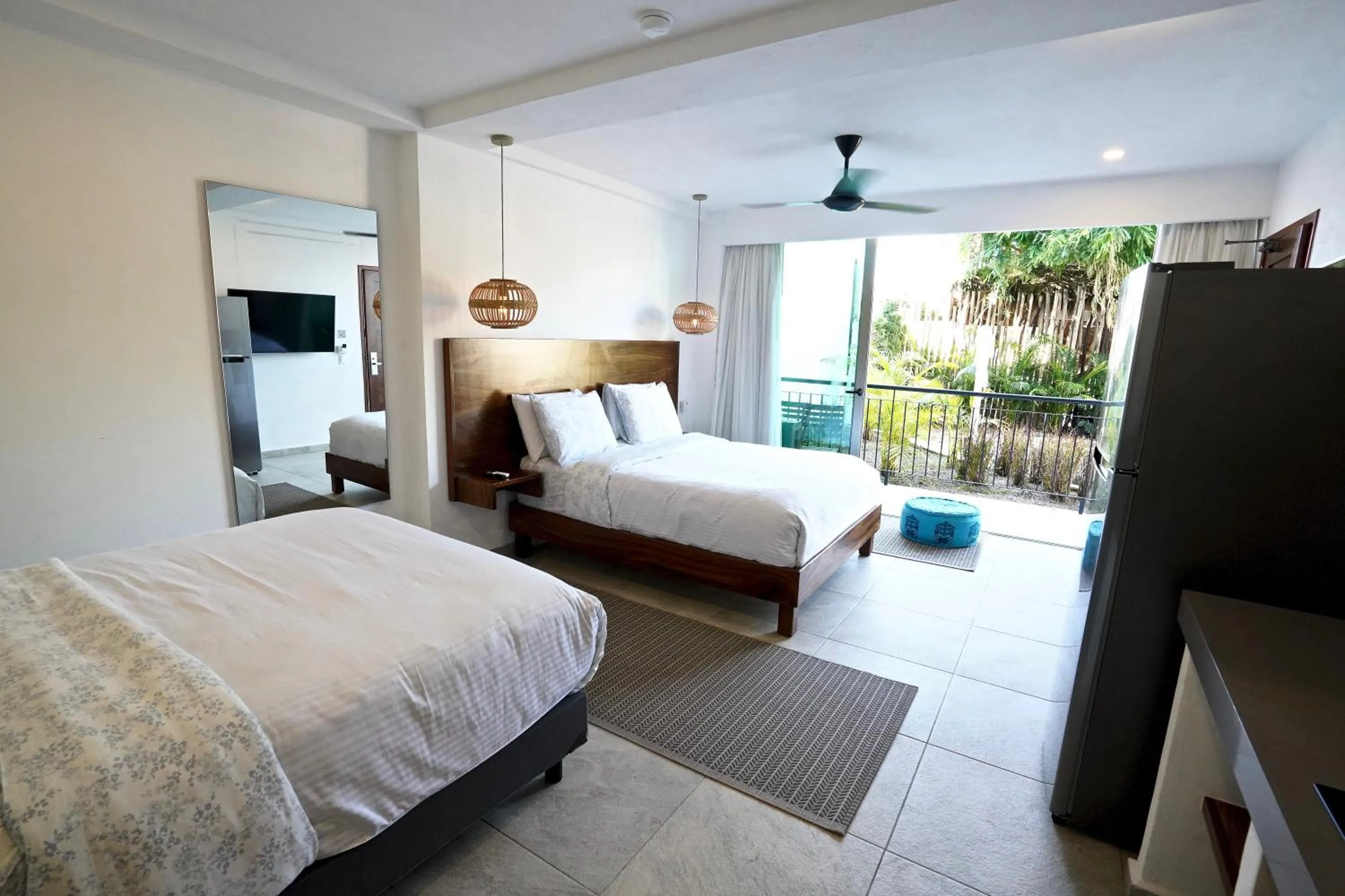 Bed in Hotel Puerto Sayulita