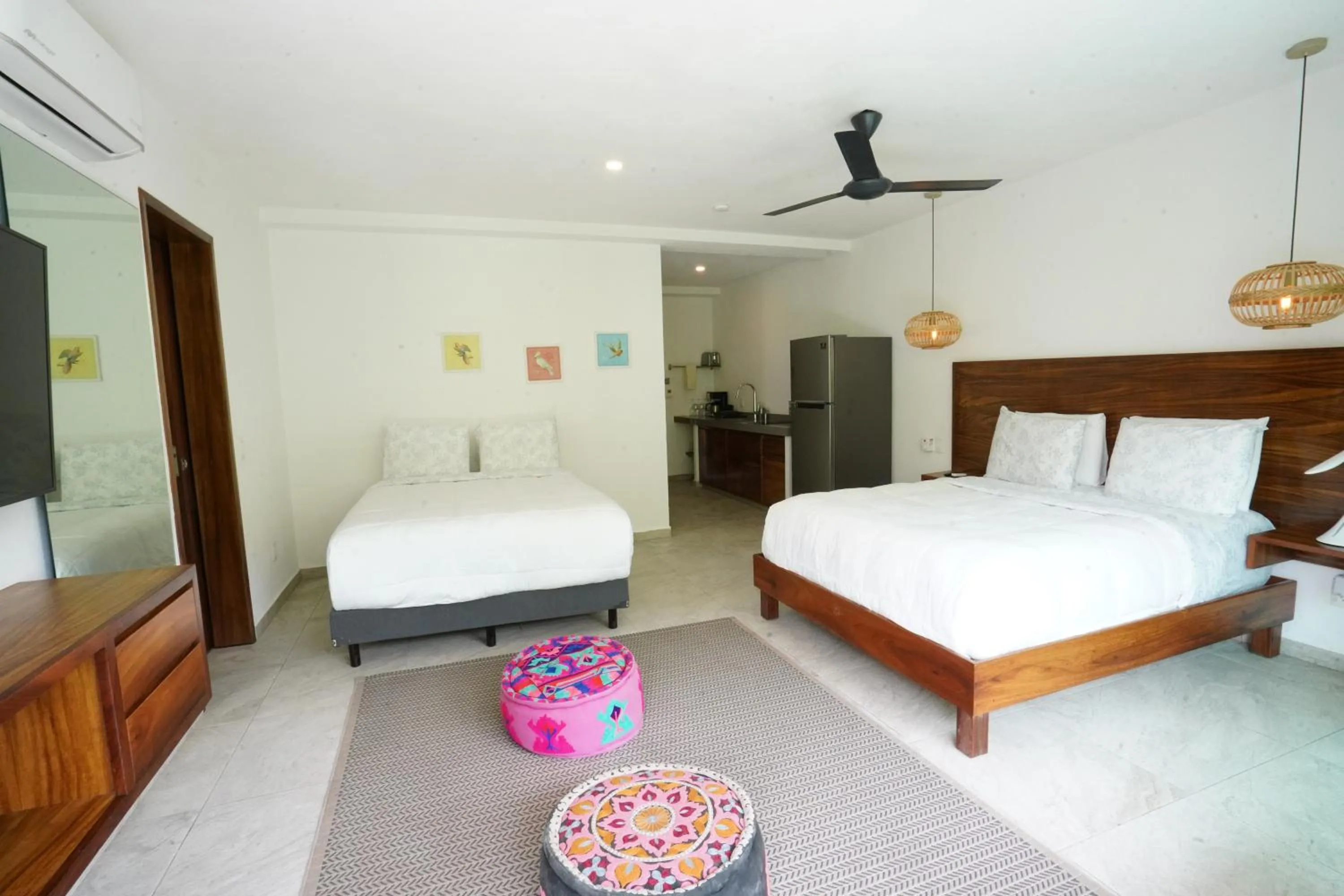 Bed in Hotel Puerto Sayulita