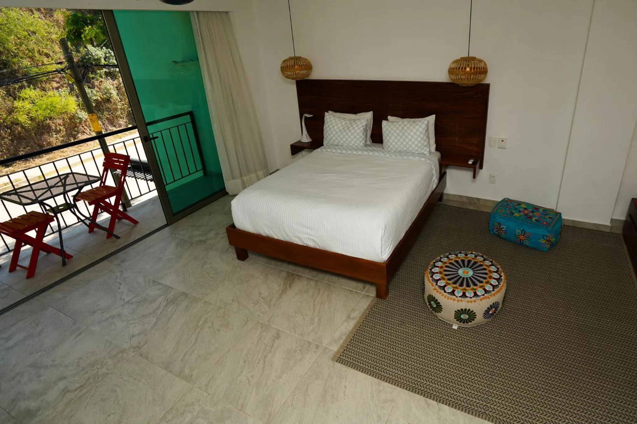 Bed in Hotel Puerto Sayulita