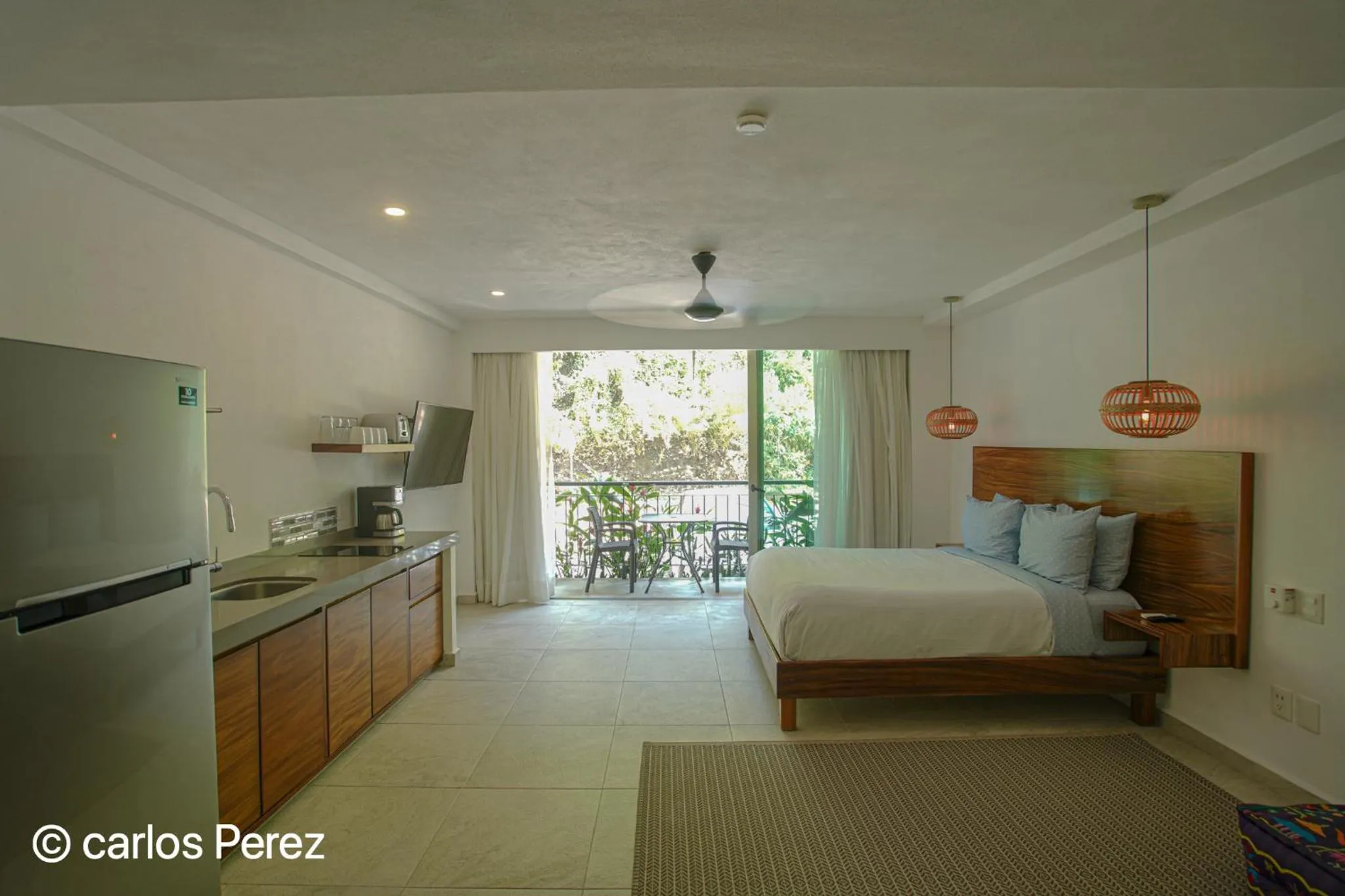 Bed in Hotel Puerto Sayulita