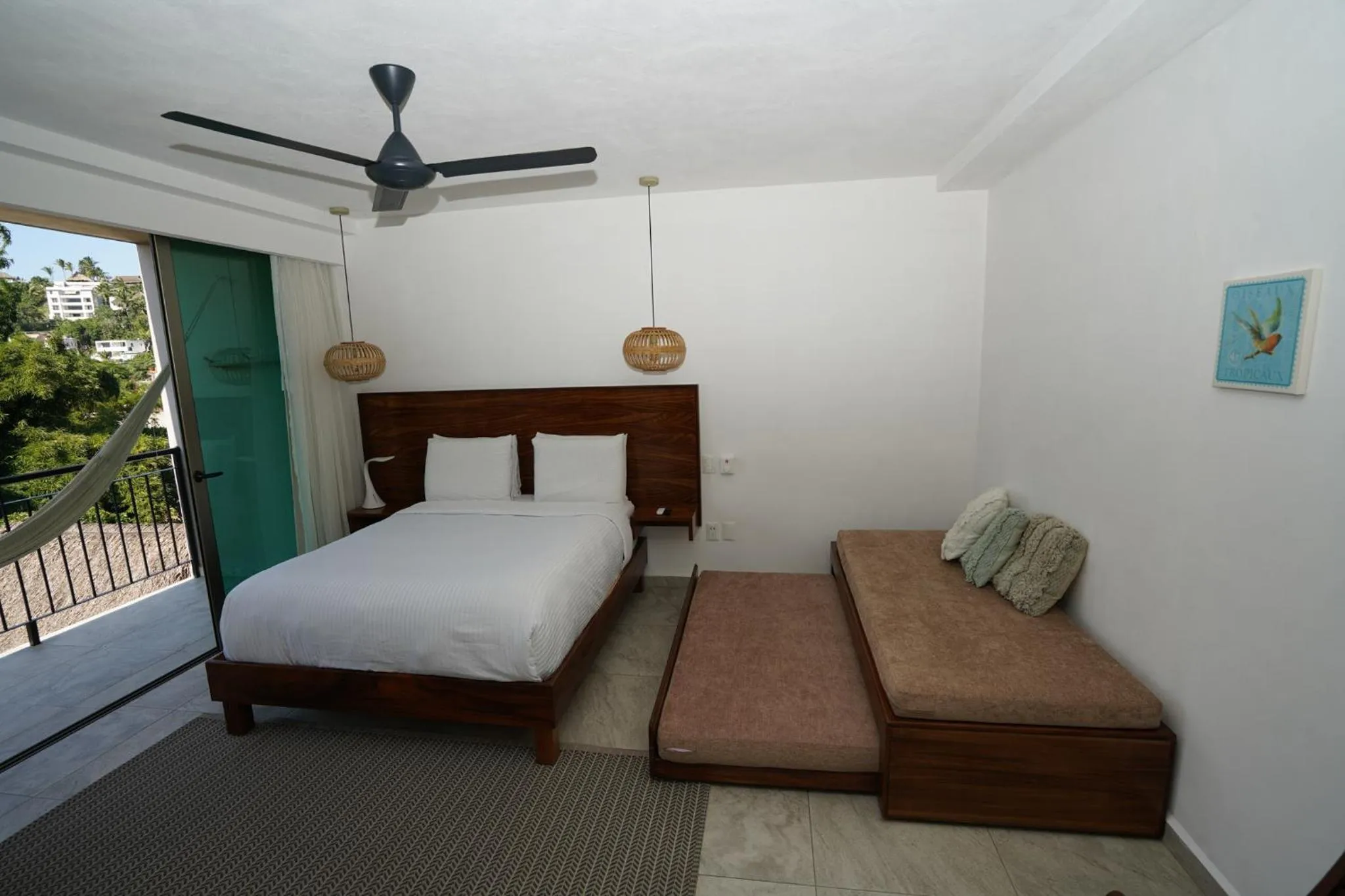 Bed in Hotel Puerto Sayulita