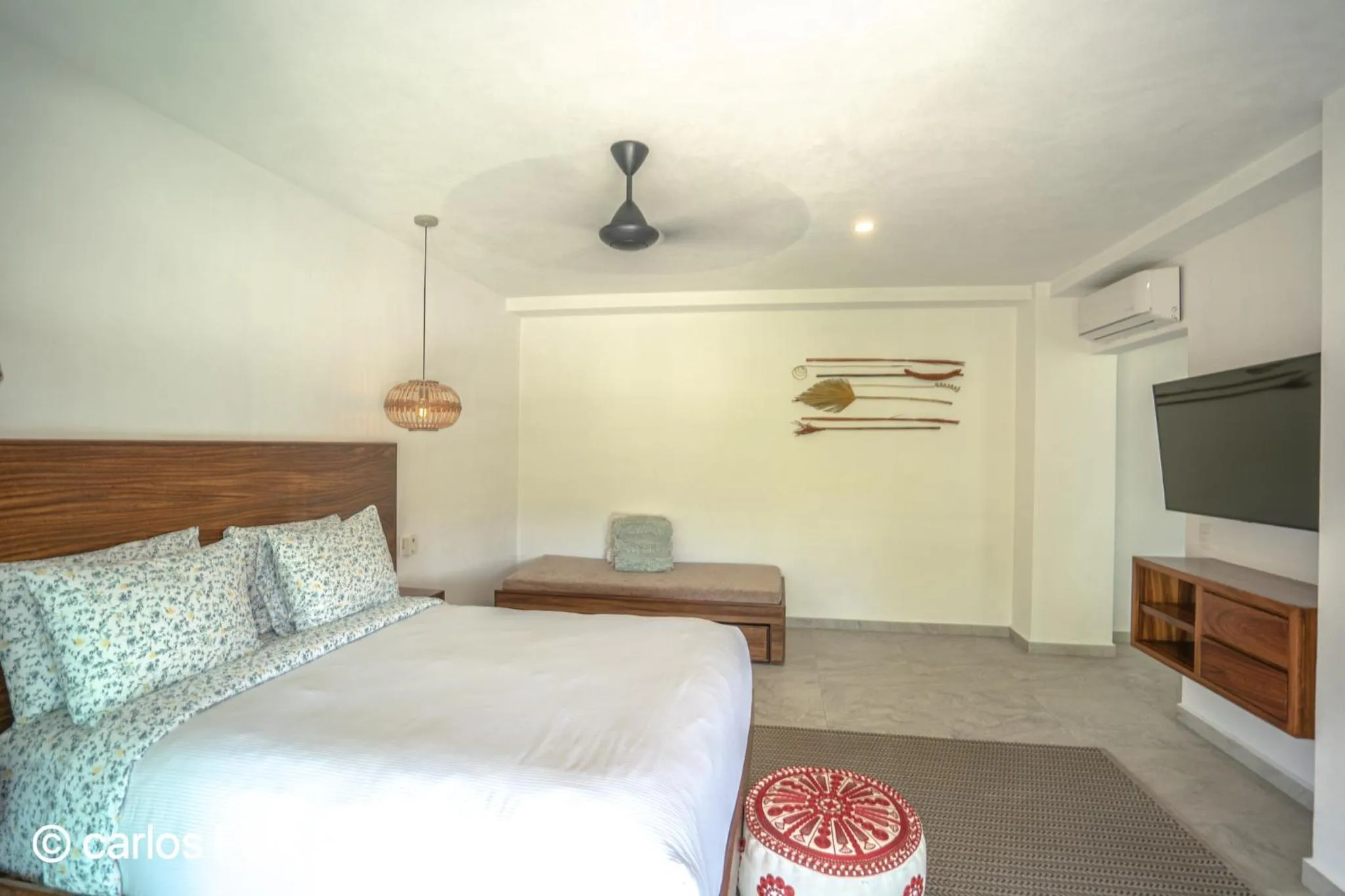 Bed in Hotel Puerto Sayulita