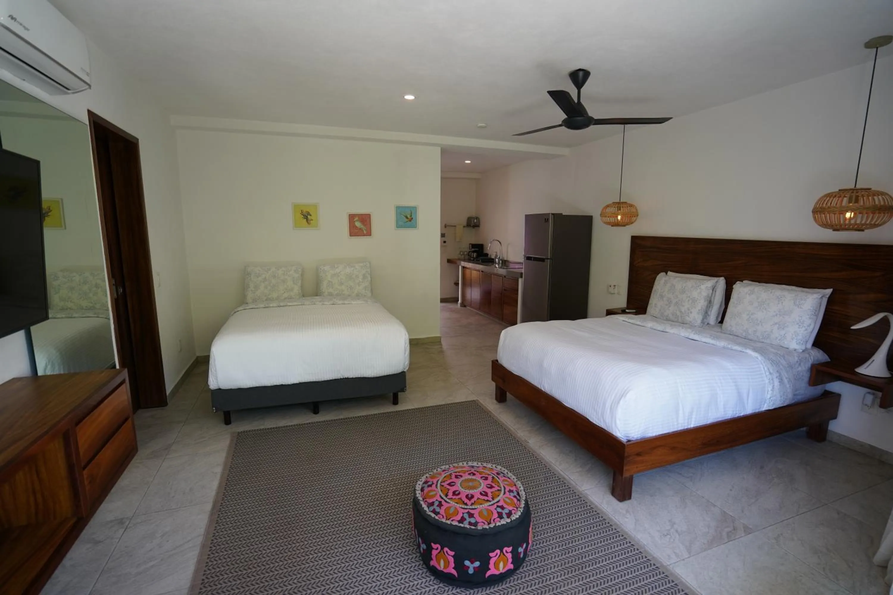 Bed in Hotel Puerto Sayulita