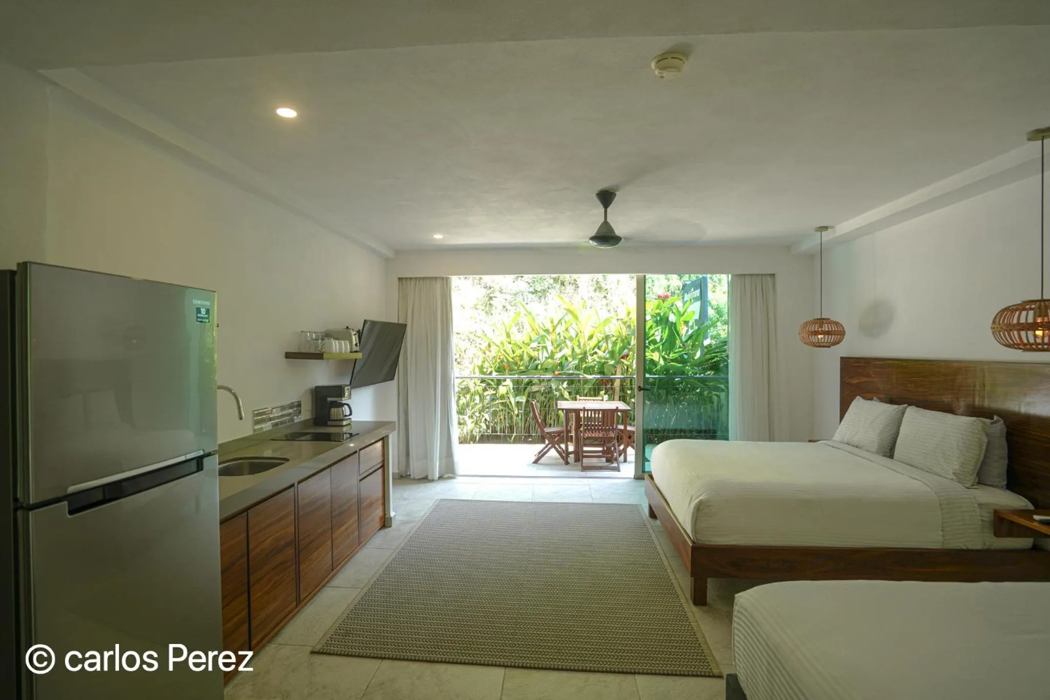 Bed in Hotel Puerto Sayulita