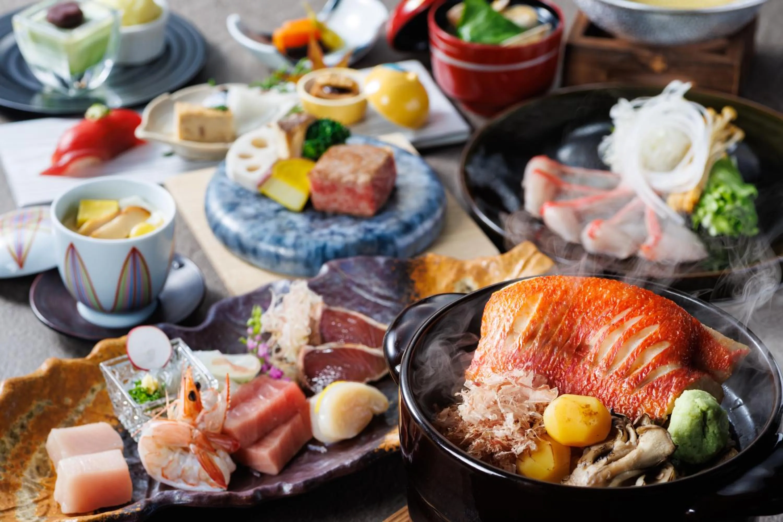 Dinner in KAMENOI HOTEL Yaizu