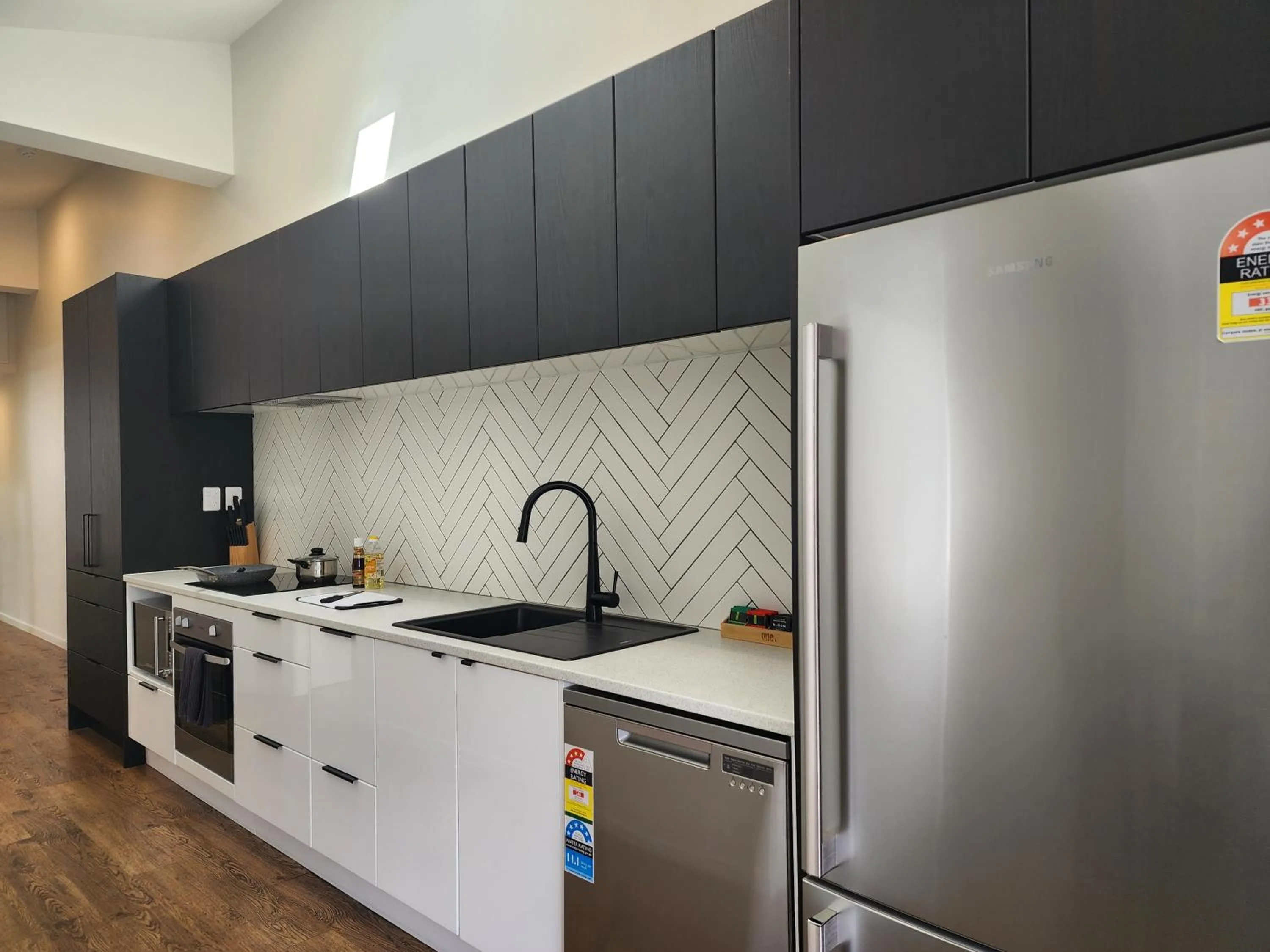 Kitchen or kitchenette in U Suites Kilbirnie