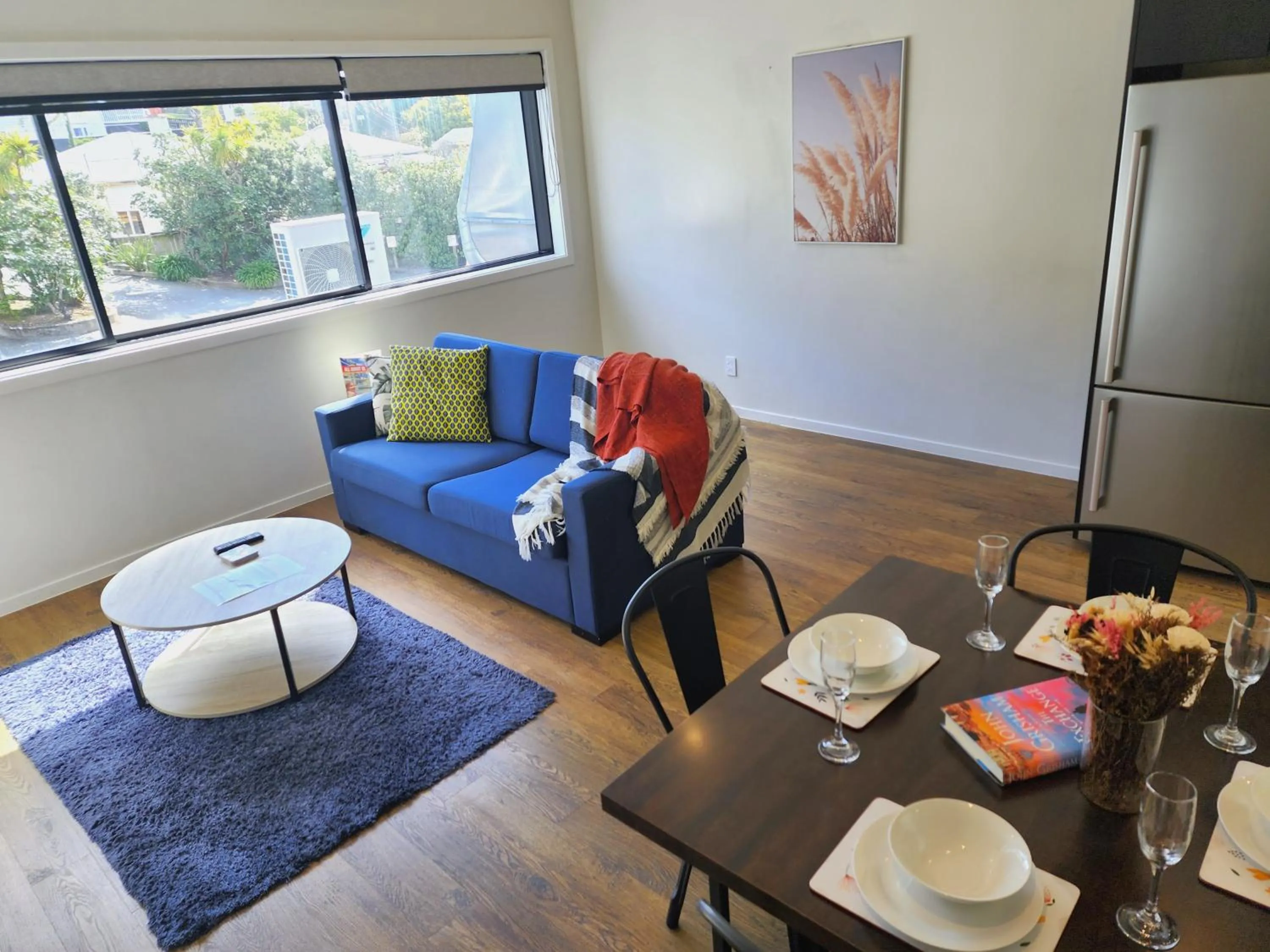 Living room in U Suites Kilbirnie