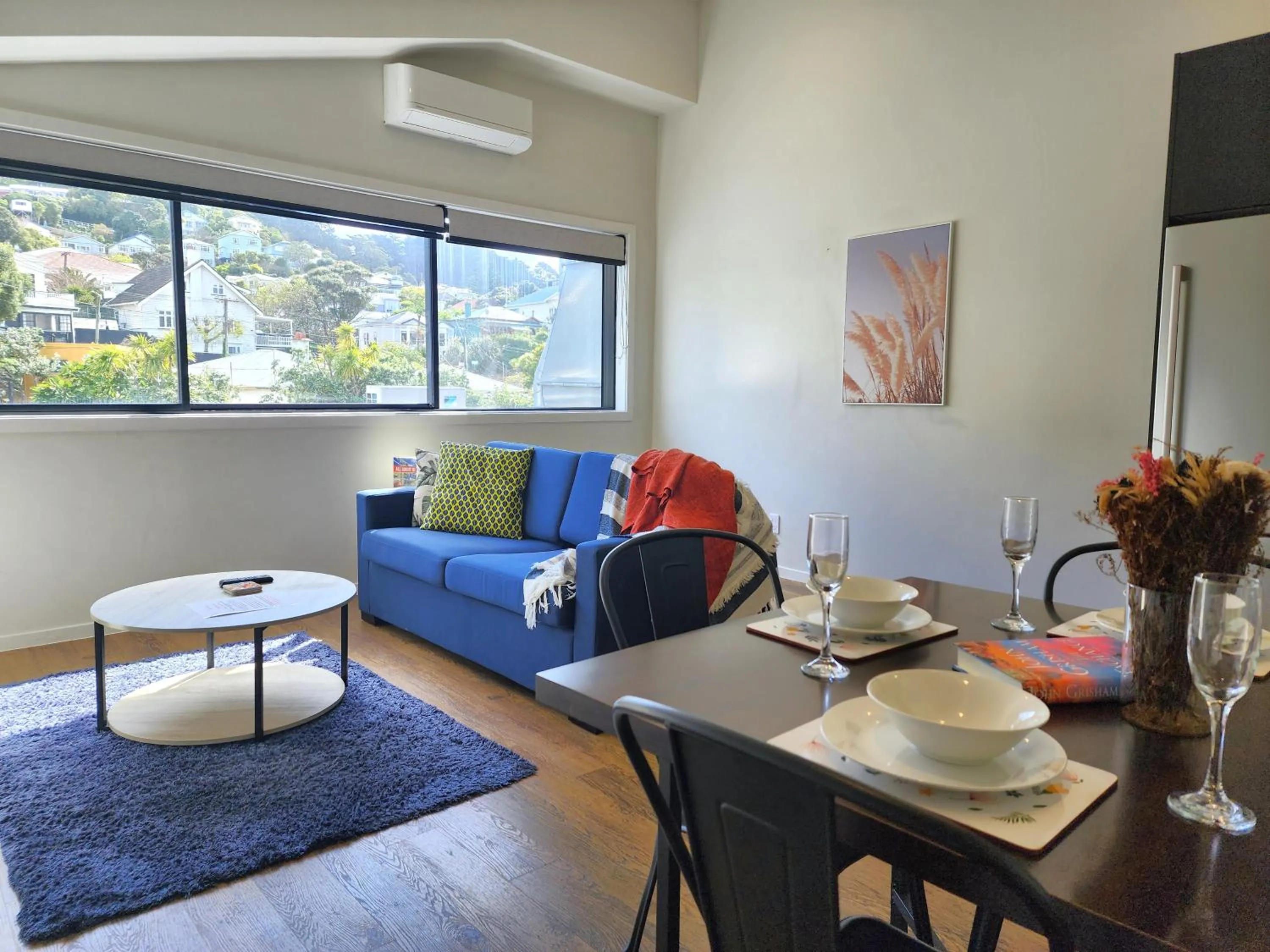 Living room in U Suites Kilbirnie