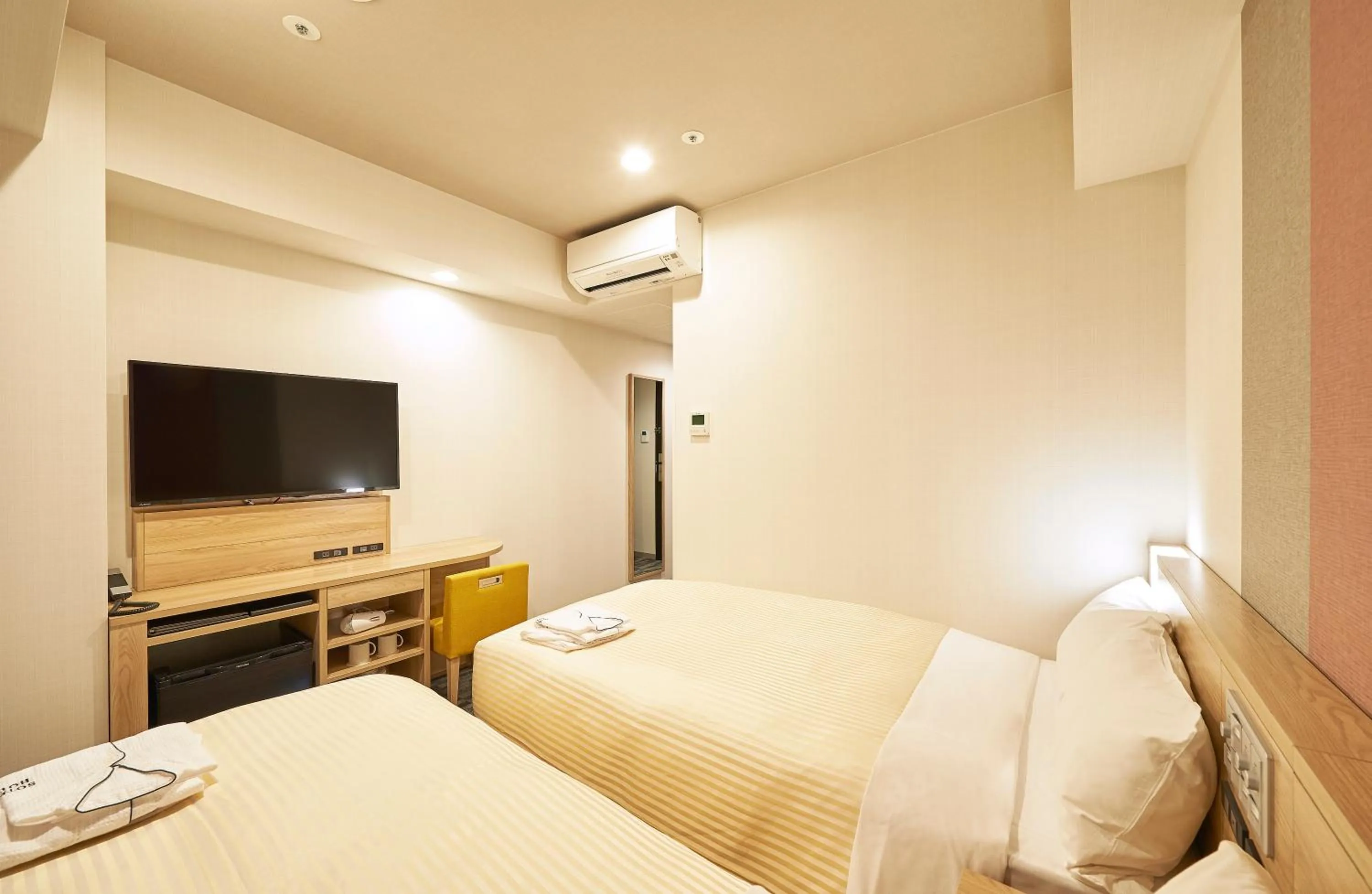 Bed in Sotetsu Fresa Inn Nagoya Sakuradoriguchi