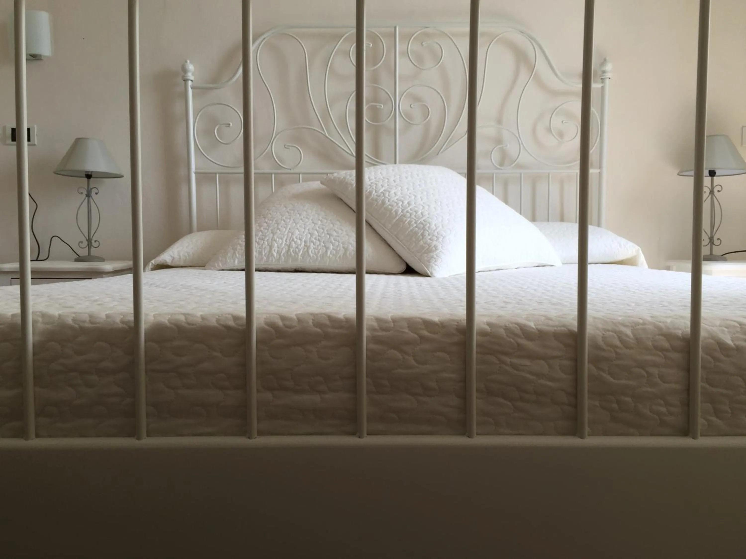 Bed in Hotel Villa San Fedele