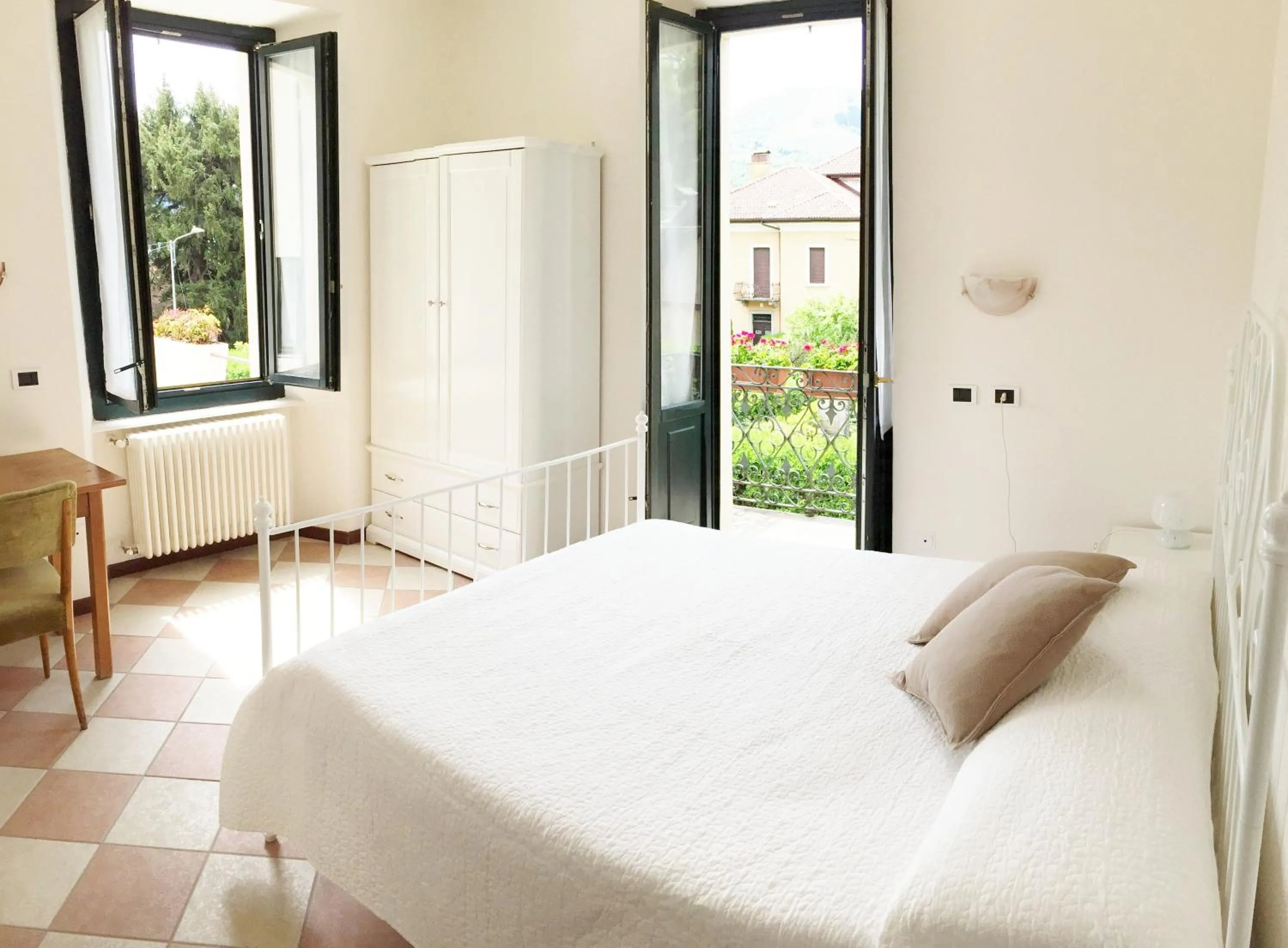 Bed in Hotel Villa San Fedele