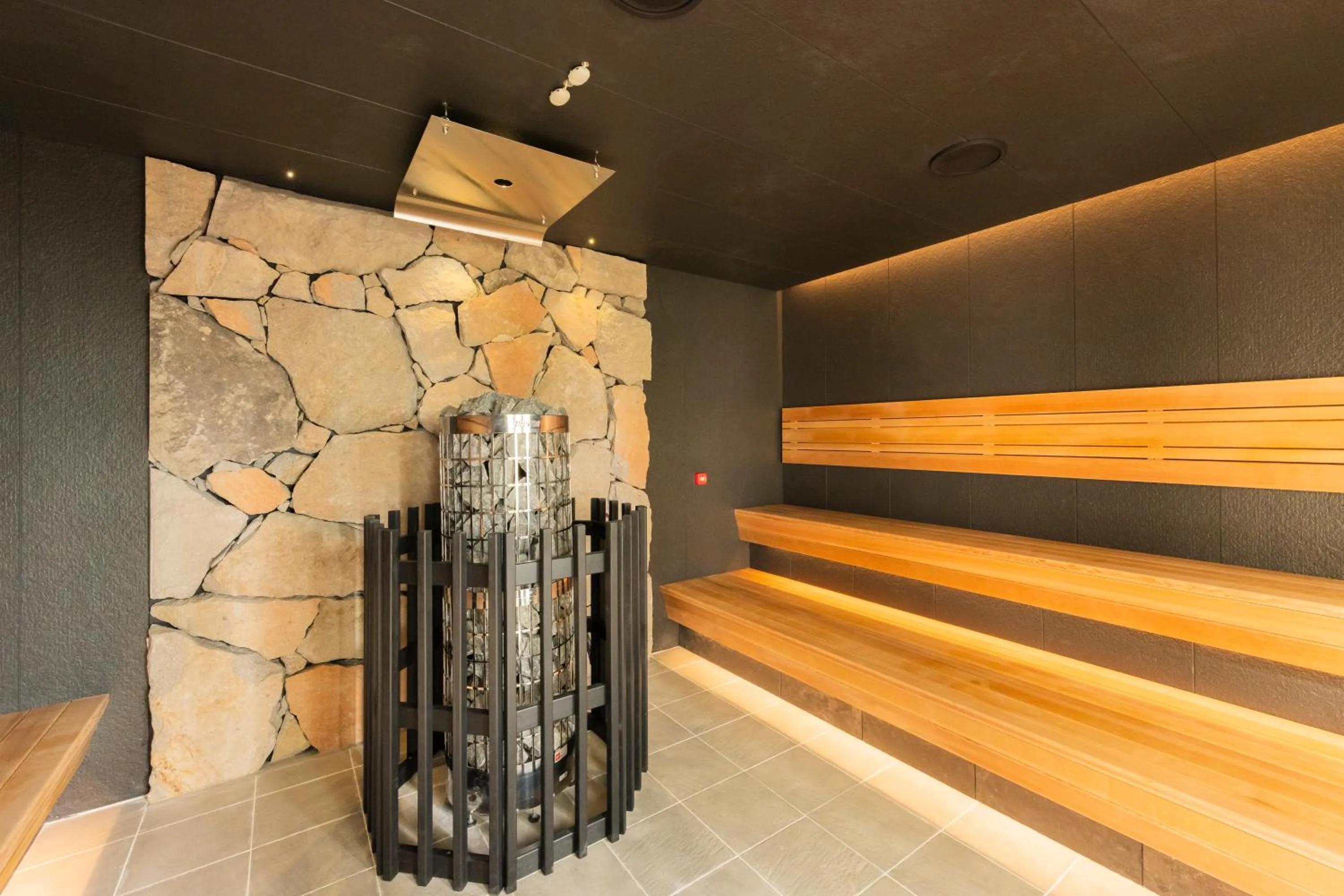 Sauna in Hitaonsen Hananoki River Terrace