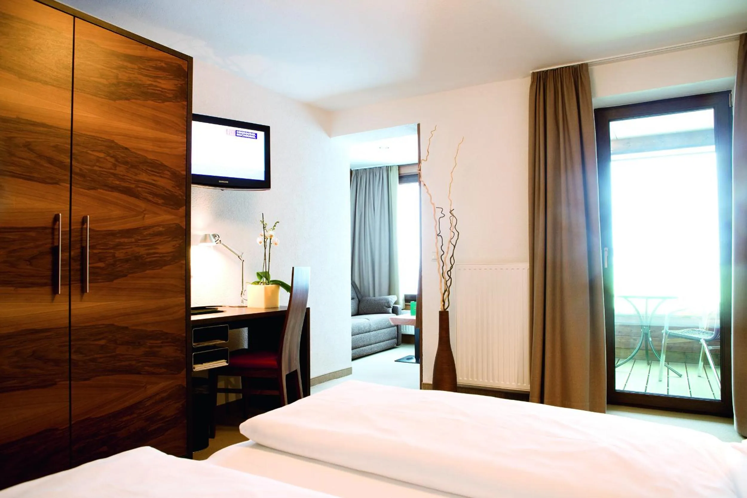 Bed in Hotel Angerer Alm