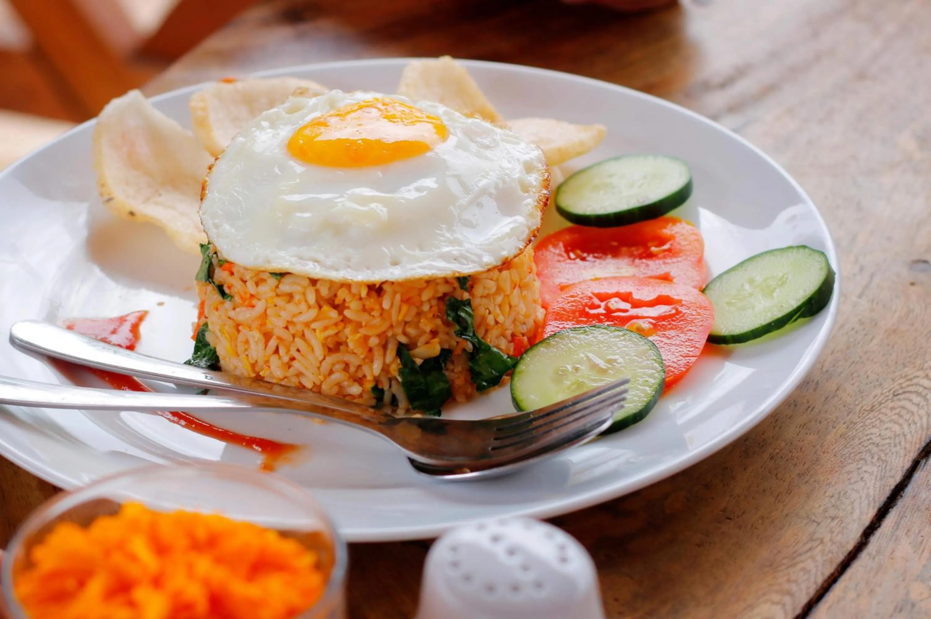 Breakfast in Temeling Jungle Inn