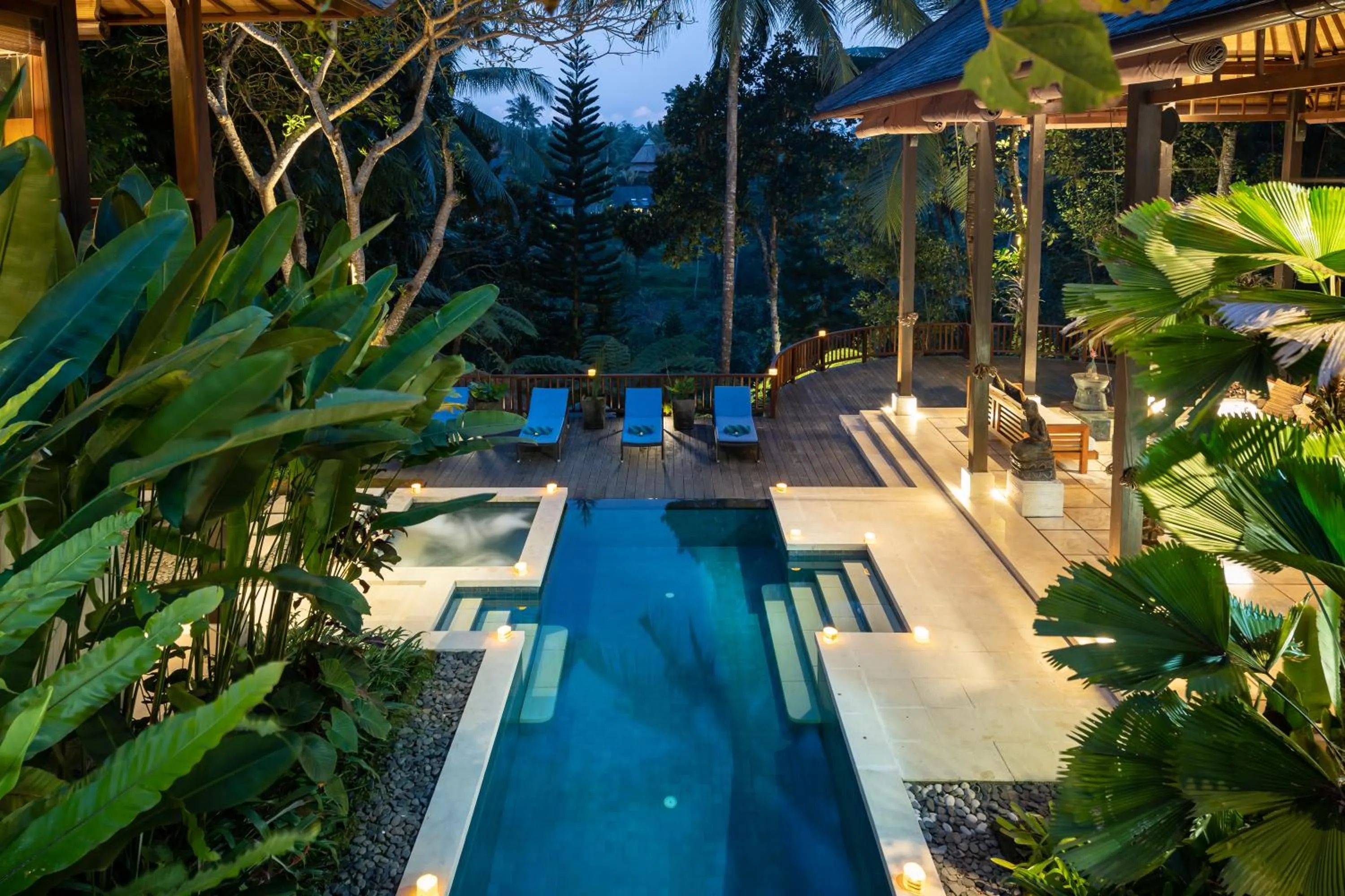 Natural landscape in Villa Vajra