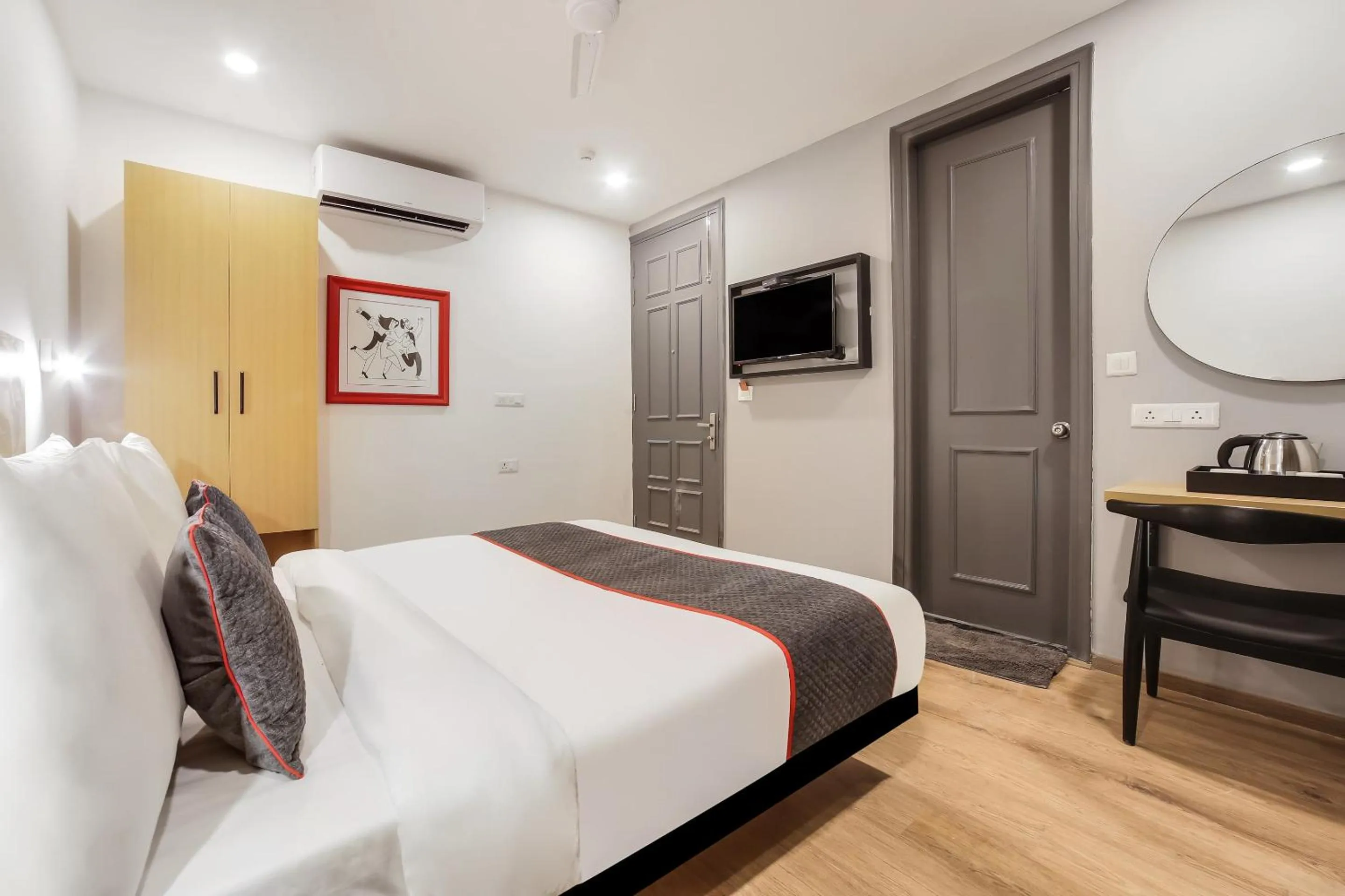 Bedroom, Bed in Super Townhouse 158 Near Netaji Subhash Marg Near Appu Ghar