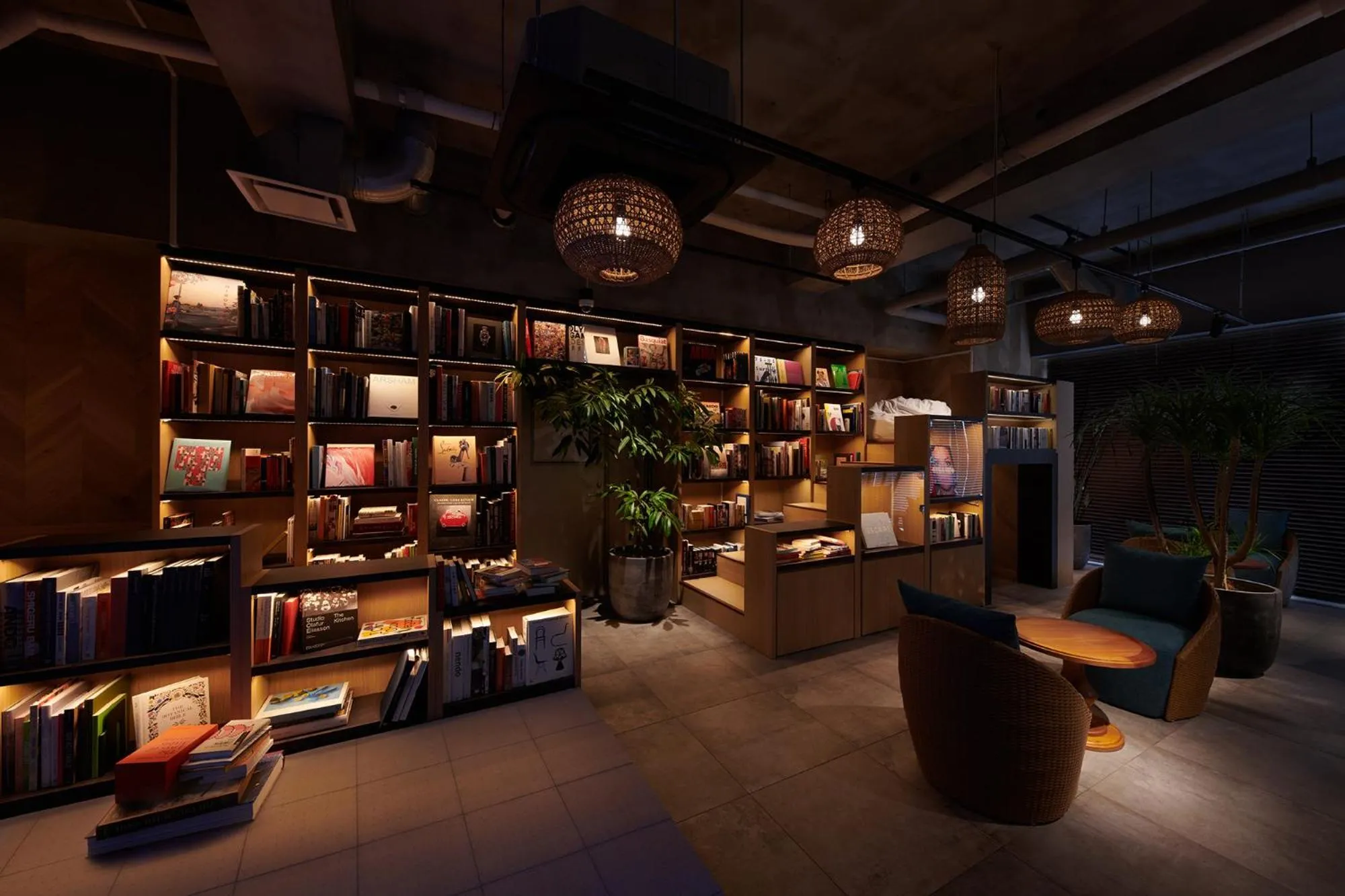 Library in THIRD ishigakijima