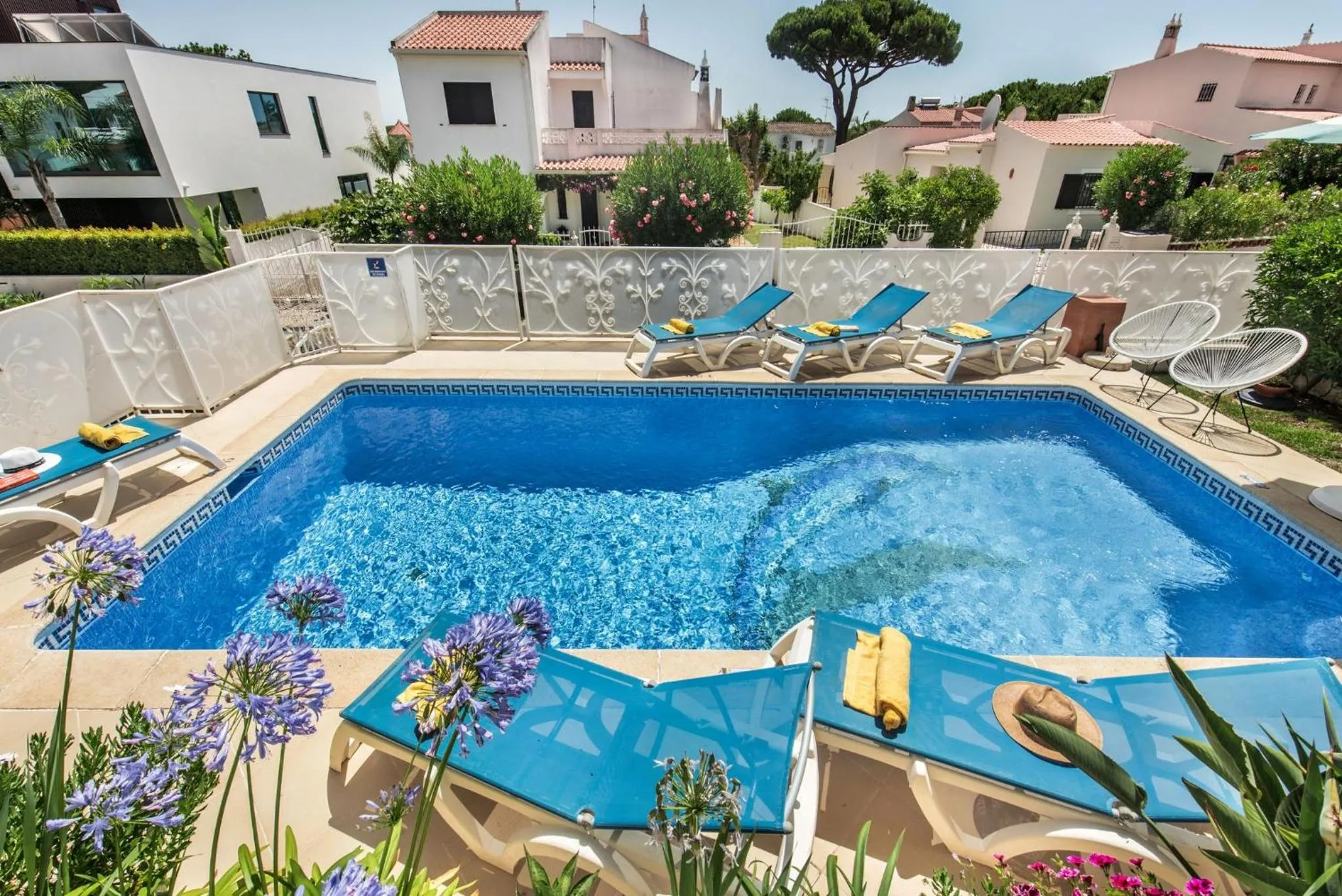 Swimming pool in Charming Villa With Private Pool in Vibrant Vilamoura, Free AC and Wifi