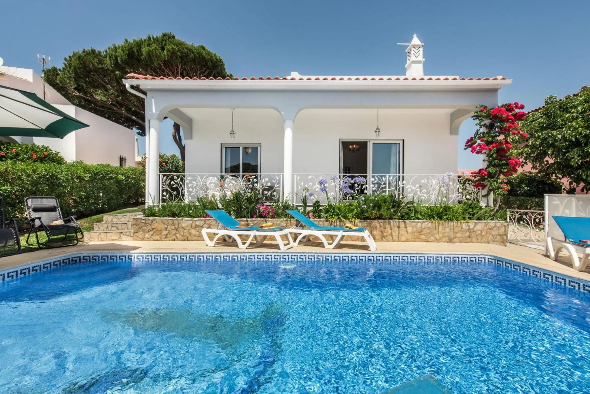 Swimming pool in Charming Villa With Private Pool in Vibrant Vilamoura, Free AC and Wifi